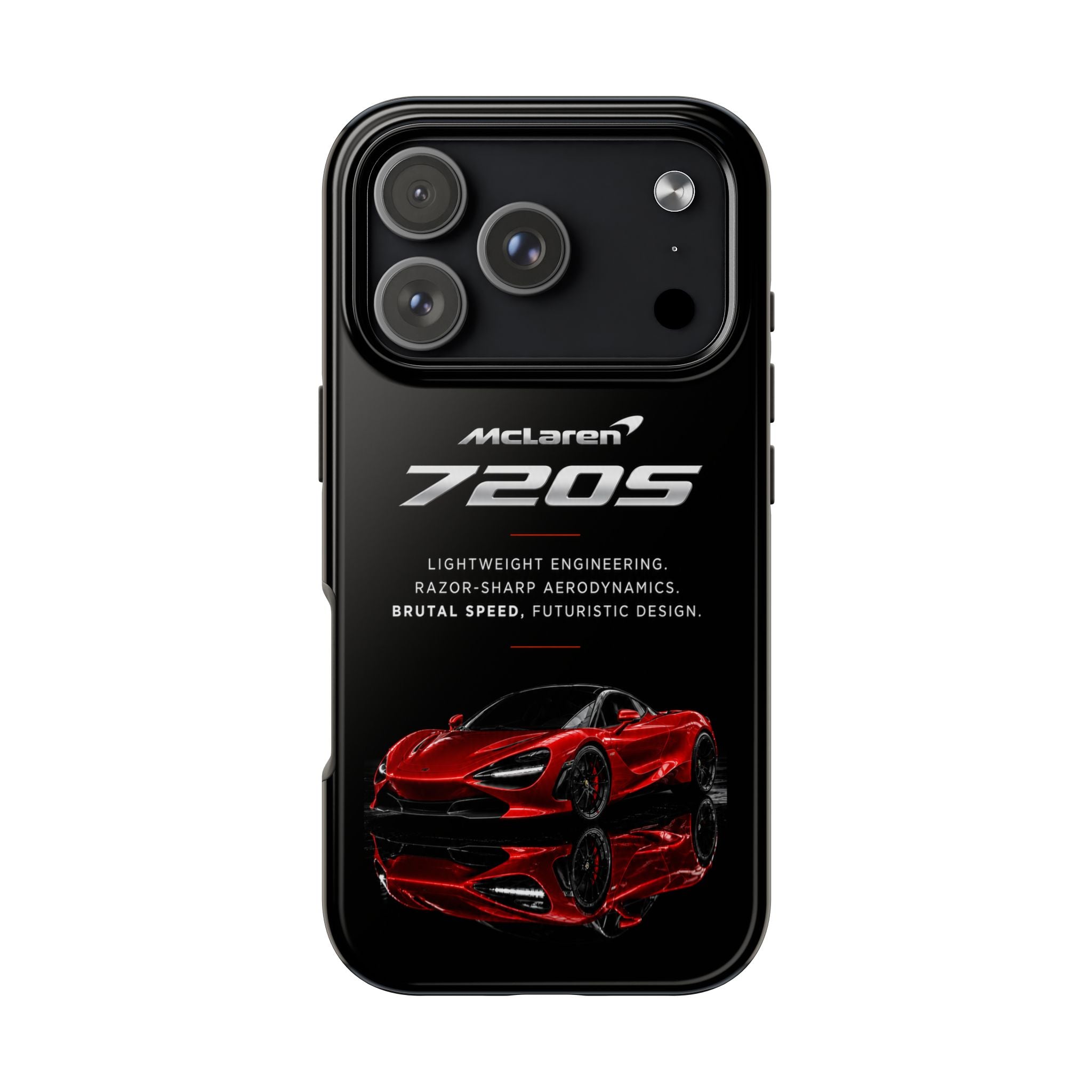McLaren 720S Phone Case — Glossy Sports Car Tough Protective Cover