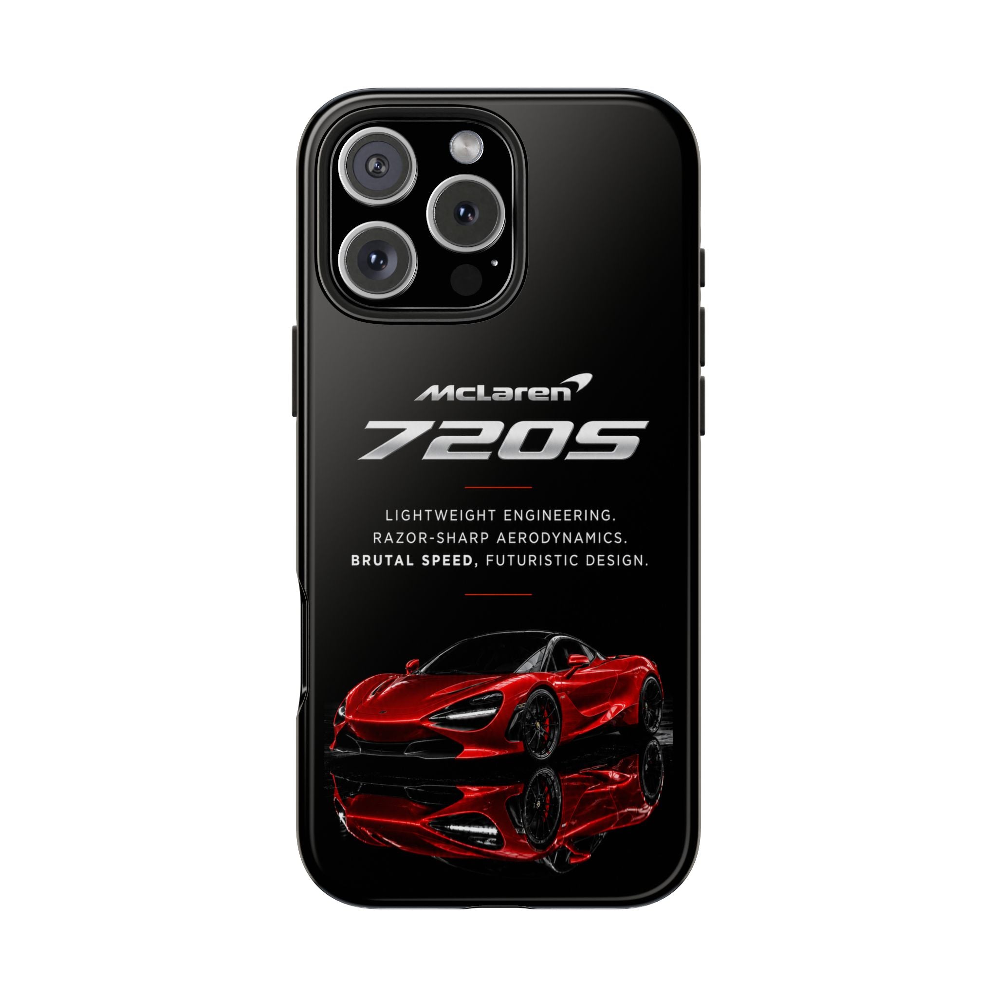 McLaren 720S Phone Case — Glossy Sports Car Tough Protective Cover