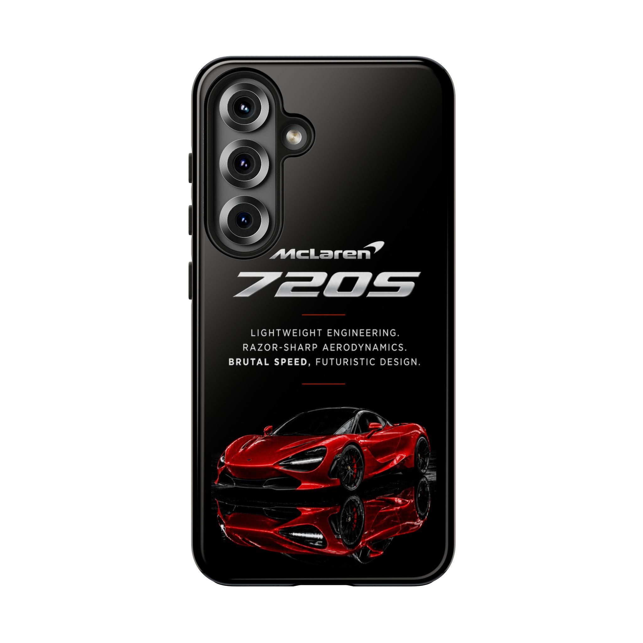McLaren 720S Phone Case — Glossy Sports Car Tough Protective Cover
