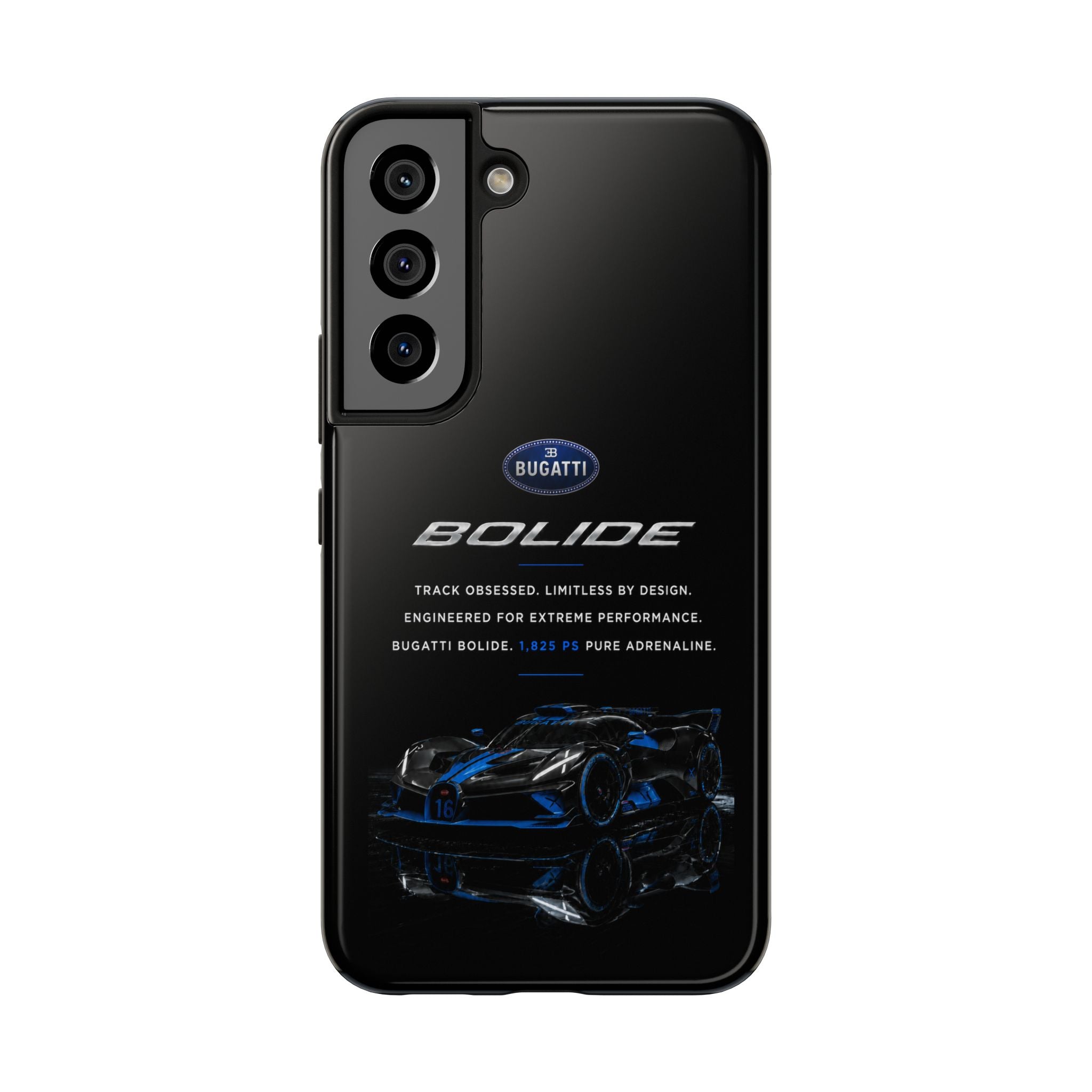 Bugatti Bolide Racing Phone Case — Glossy Protective iPhone Cover