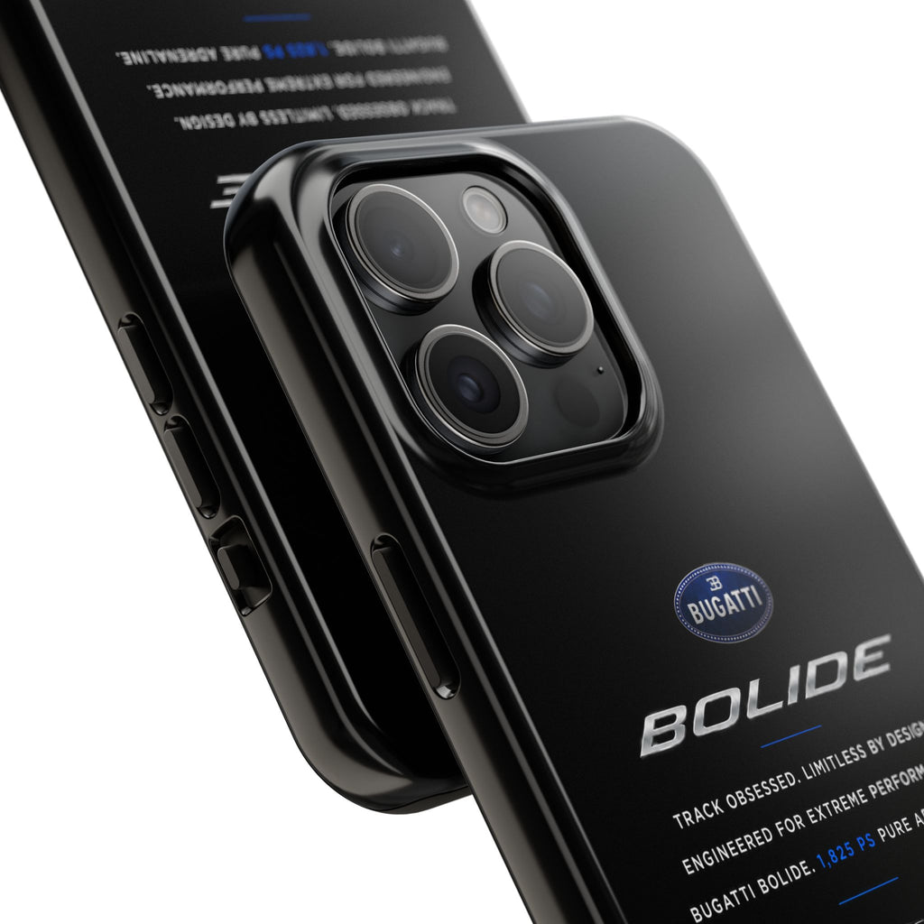 Bugatti Bolide Racing Phone Case — Glossy Protective iPhone Cover