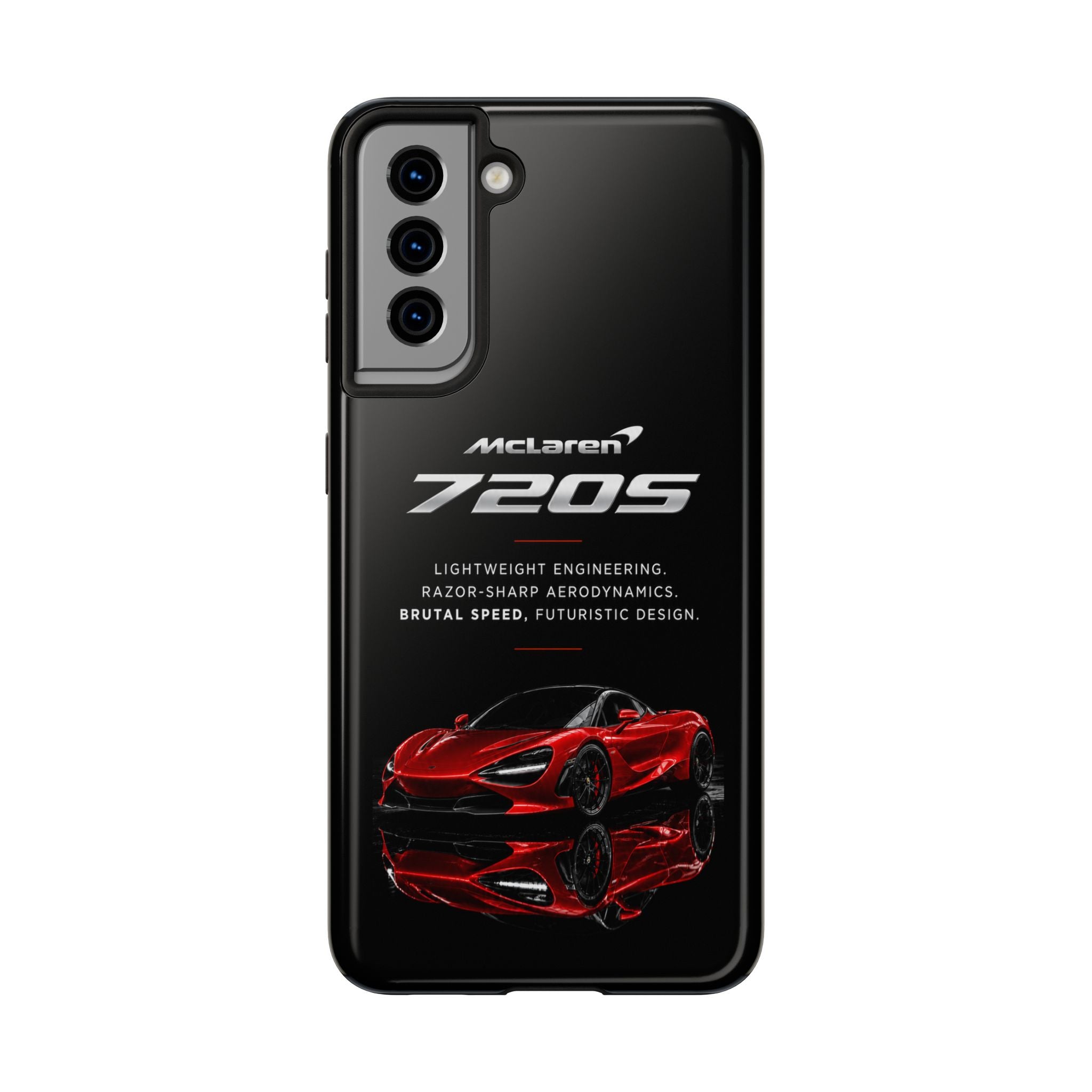 McLaren 720S Phone Case — Glossy Sports Car Tough Protective Cover