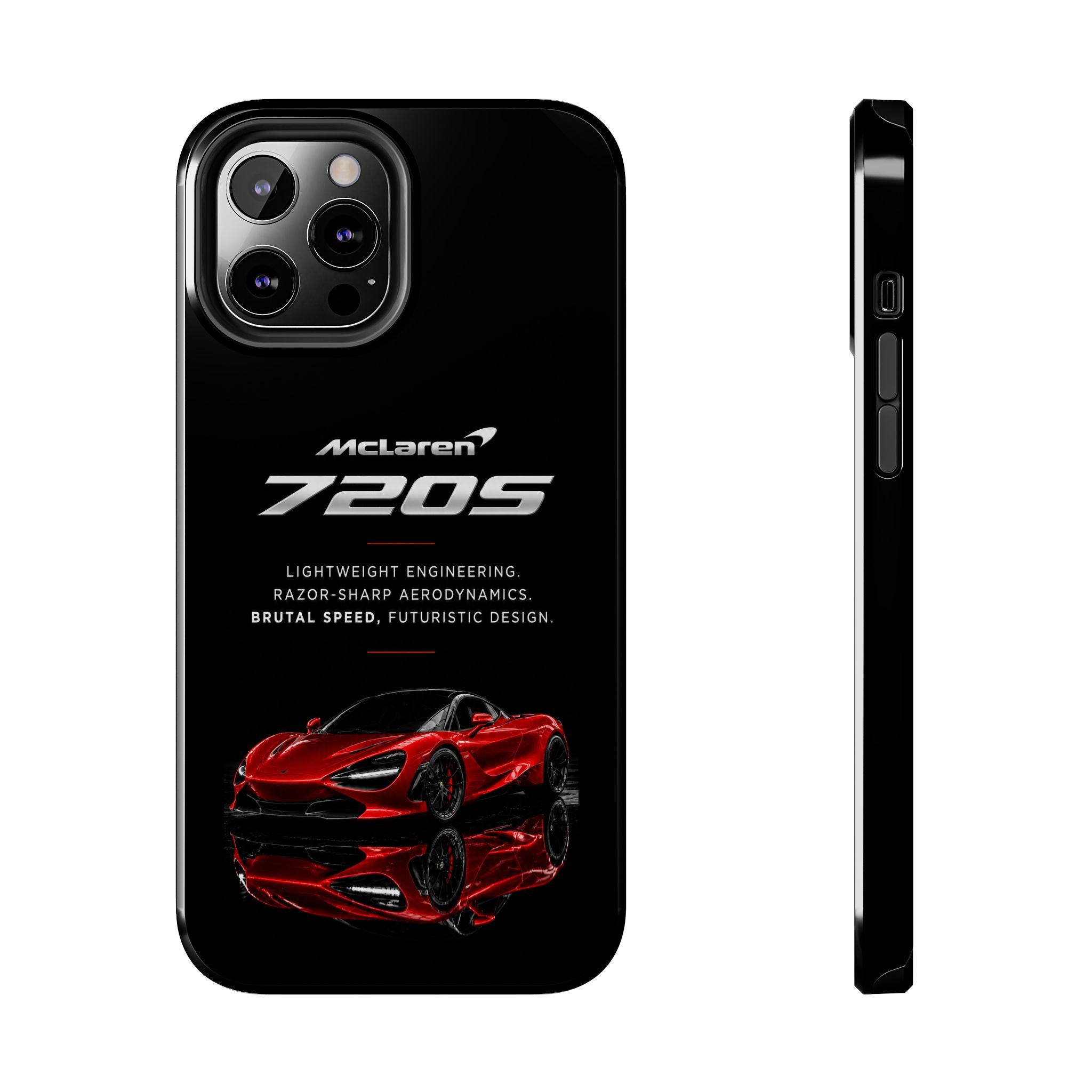 McLaren 720S Phone Case — Glossy Sports Car Tough Protective Cover