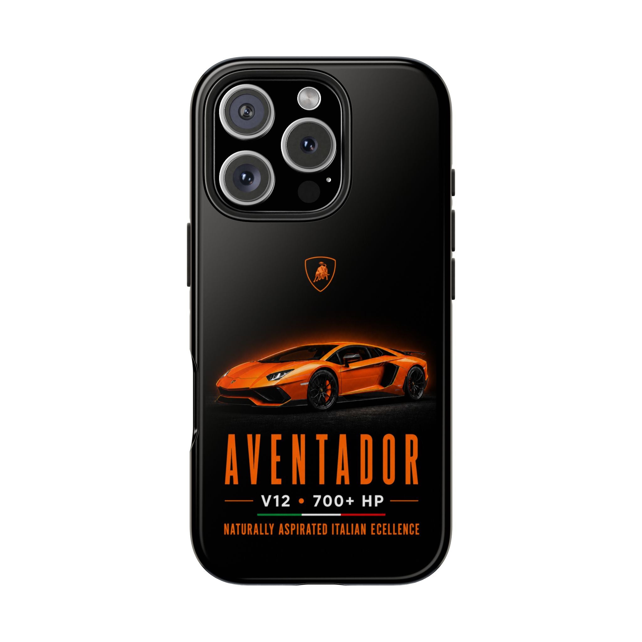 Aventador Sports Car Tough Phone Case — Orange Supercar V12 700+ HP