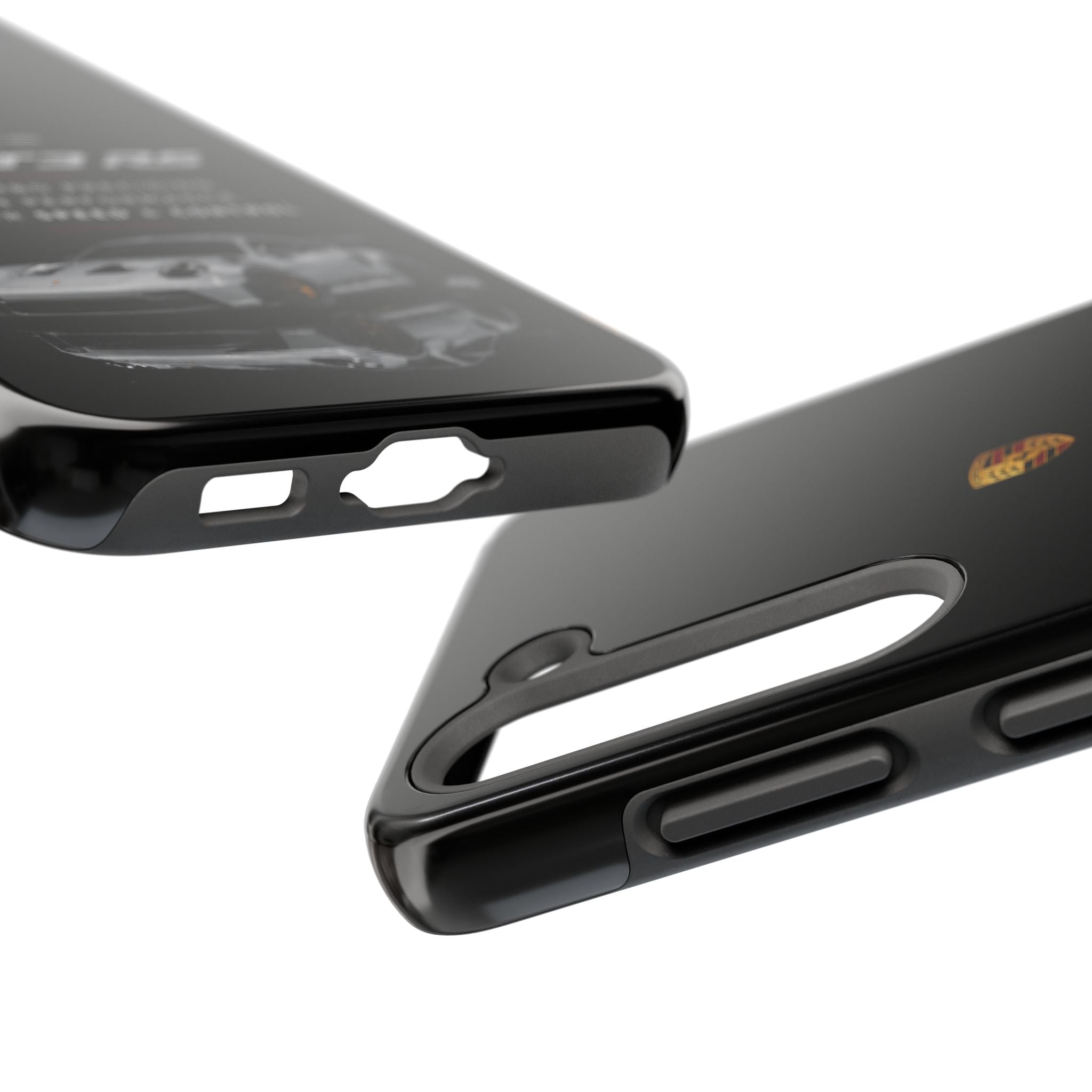 Porsche 911 GT3 RS Tough Phone Case — Black Racing Car Protective Cover
