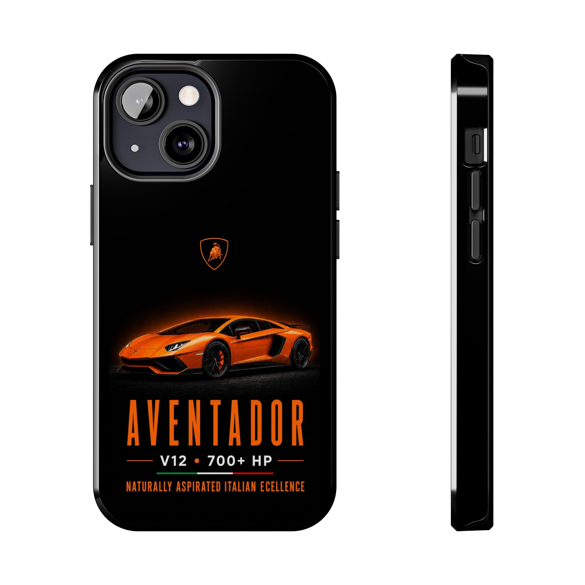 Aventador Sports Car Tough Phone Case — Orange Supercar V12 700+ HP