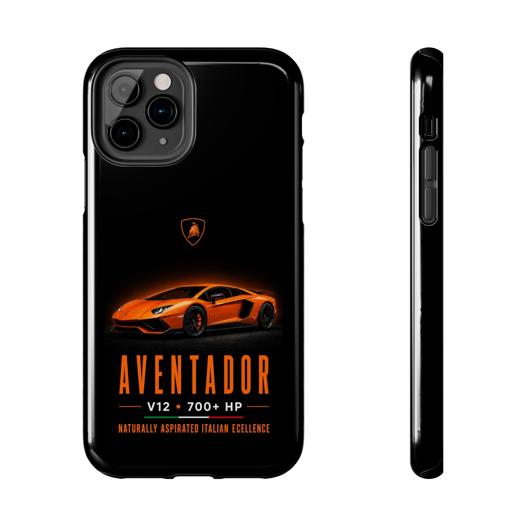 Aventador Sports Car Tough Phone Case — Orange Supercar V12 700+ HP