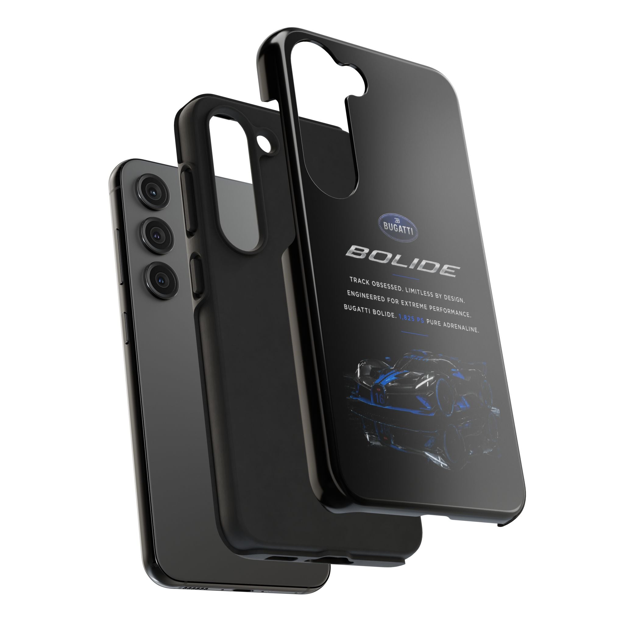 Bugatti Bolide Racing Phone Case — Glossy Protective iPhone Cover