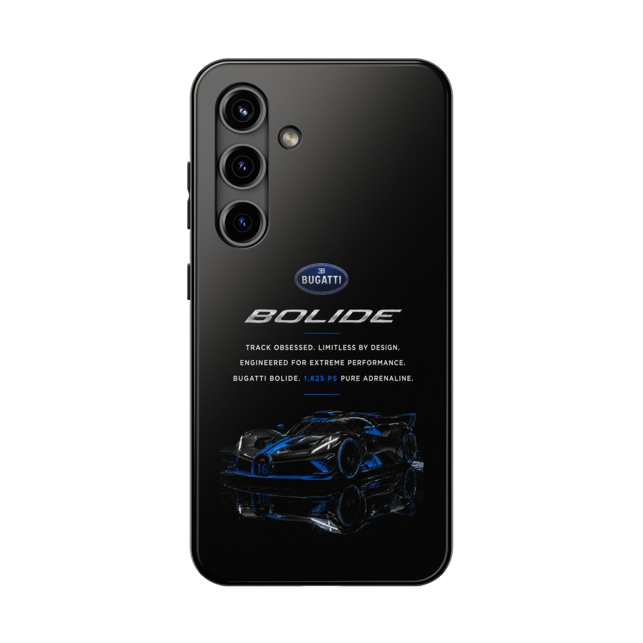 Bugatti Bolide Racing Phone Case — Glossy Protective iPhone Cover