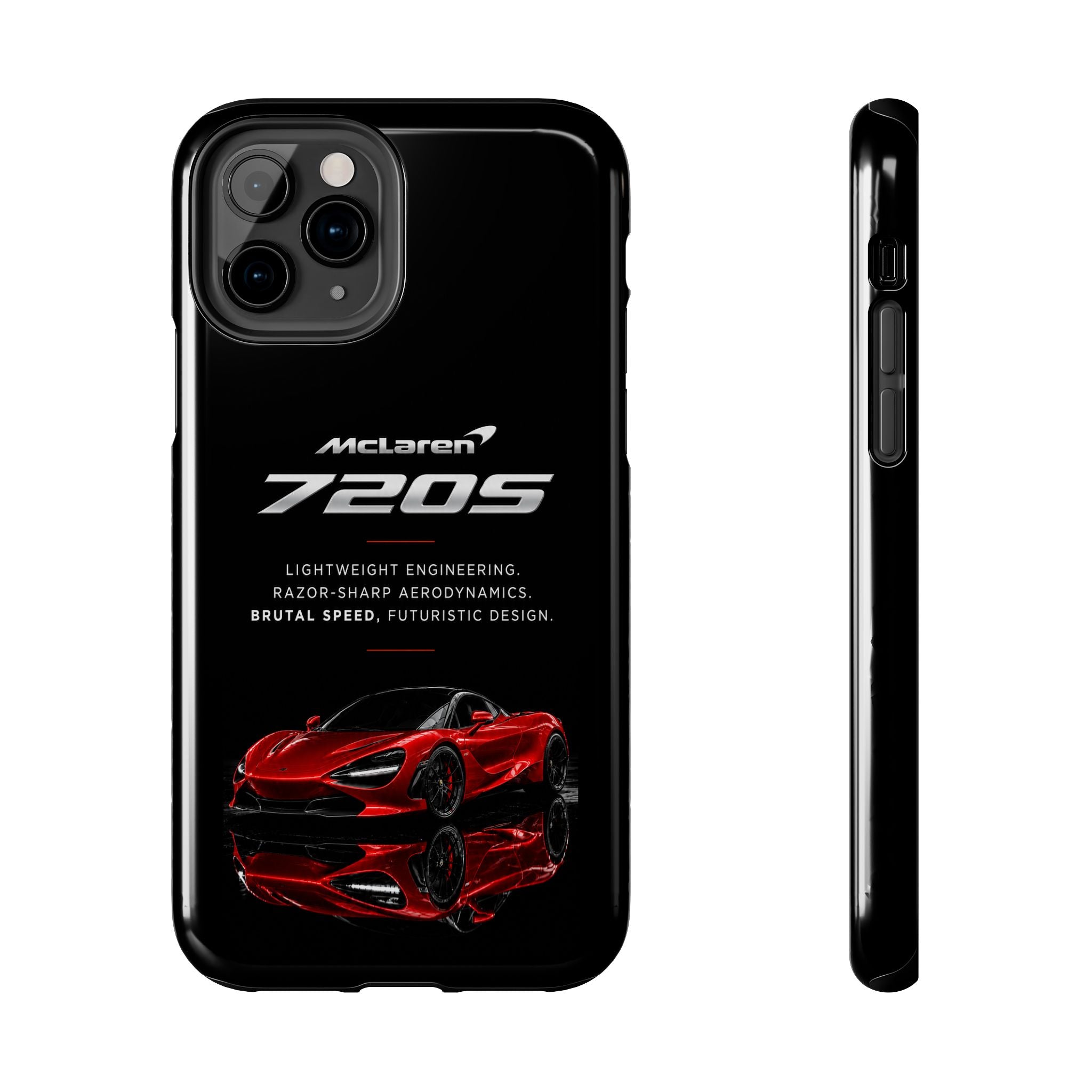 McLaren 720S Phone Case — Glossy Sports Car Tough Protective Cover
