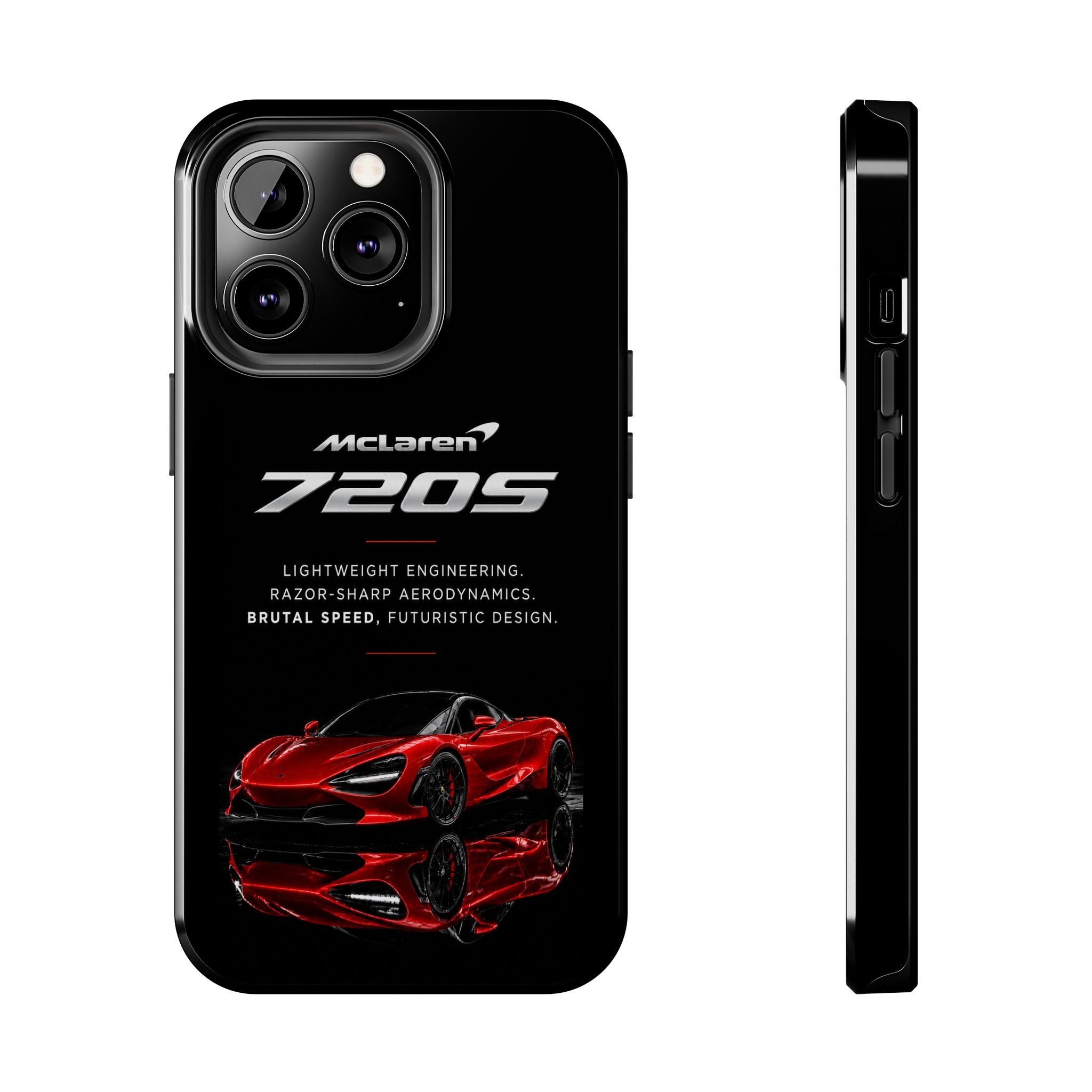 McLaren 720S Phone Case — Glossy Sports Car Tough Protective Cover