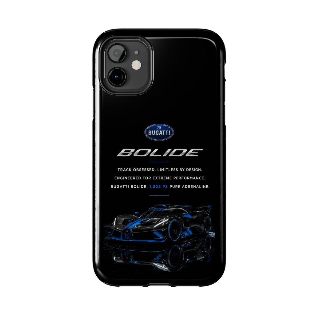 Bugatti Bolide Racing Phone Case — Glossy Protective iPhone Cover