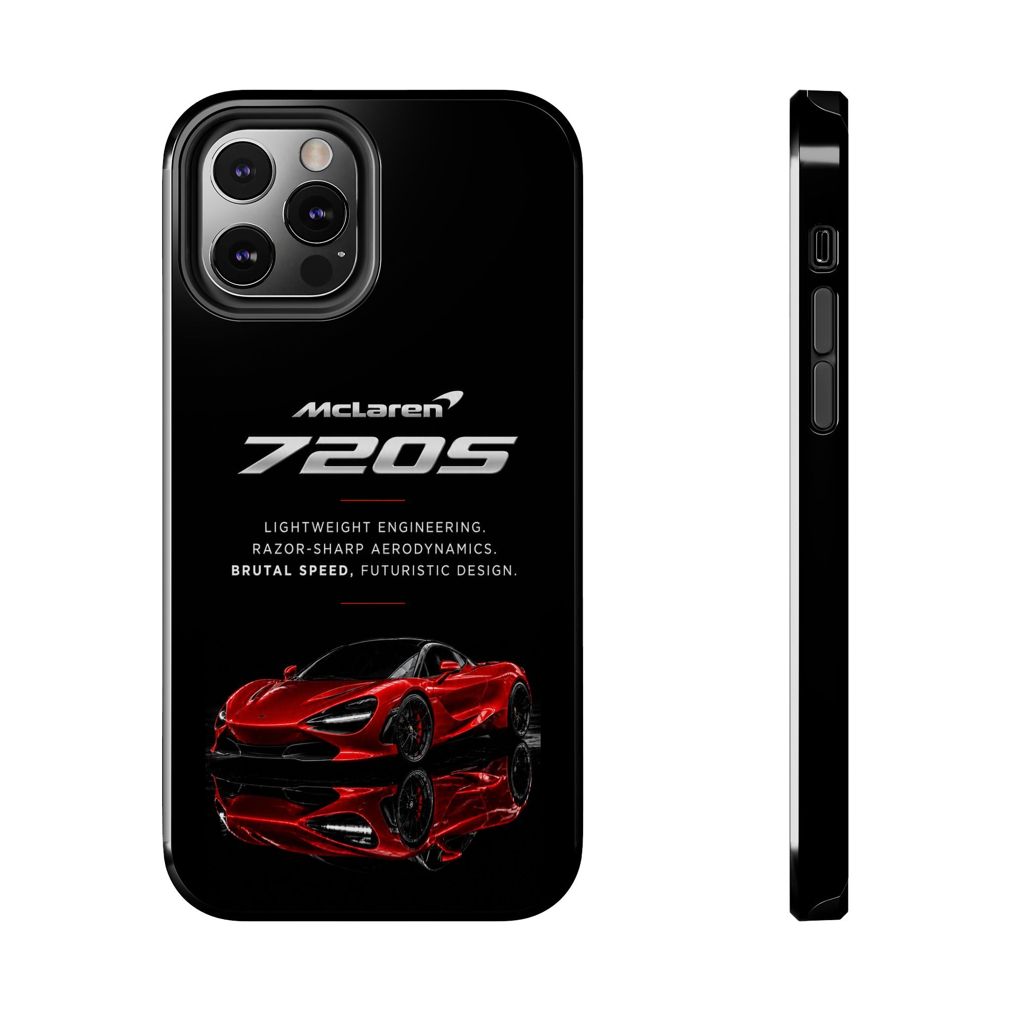 McLaren 720S Phone Case — Glossy Sports Car Tough Protective Cover