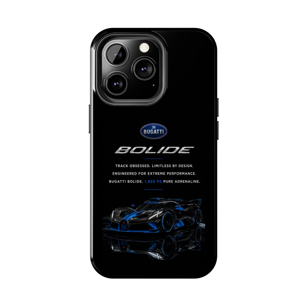 Bugatti Bolide Racing Phone Case — Glossy Protective iPhone Cover