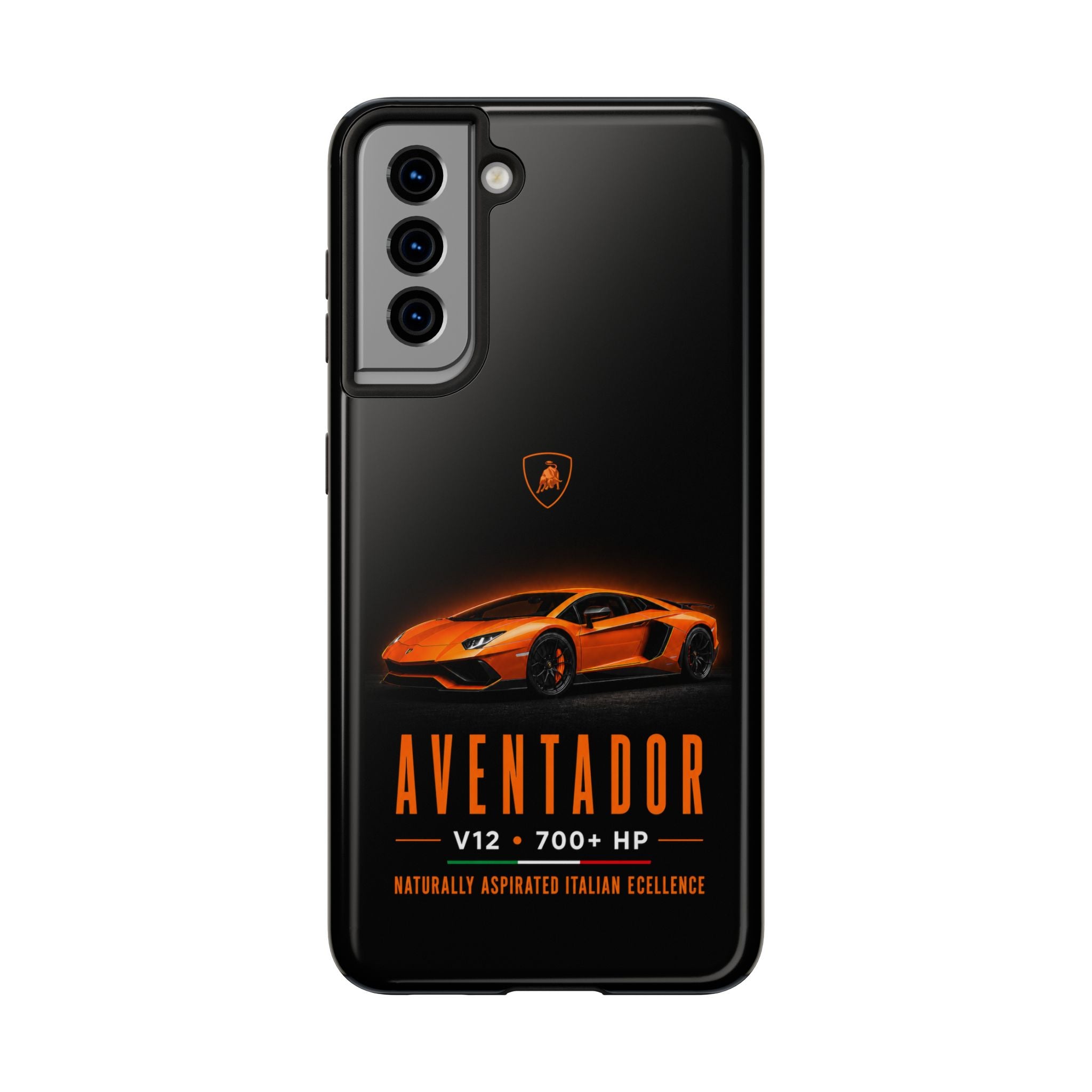 Aventador Sports Car Tough Phone Case — Orange Supercar V12 700+ HP
