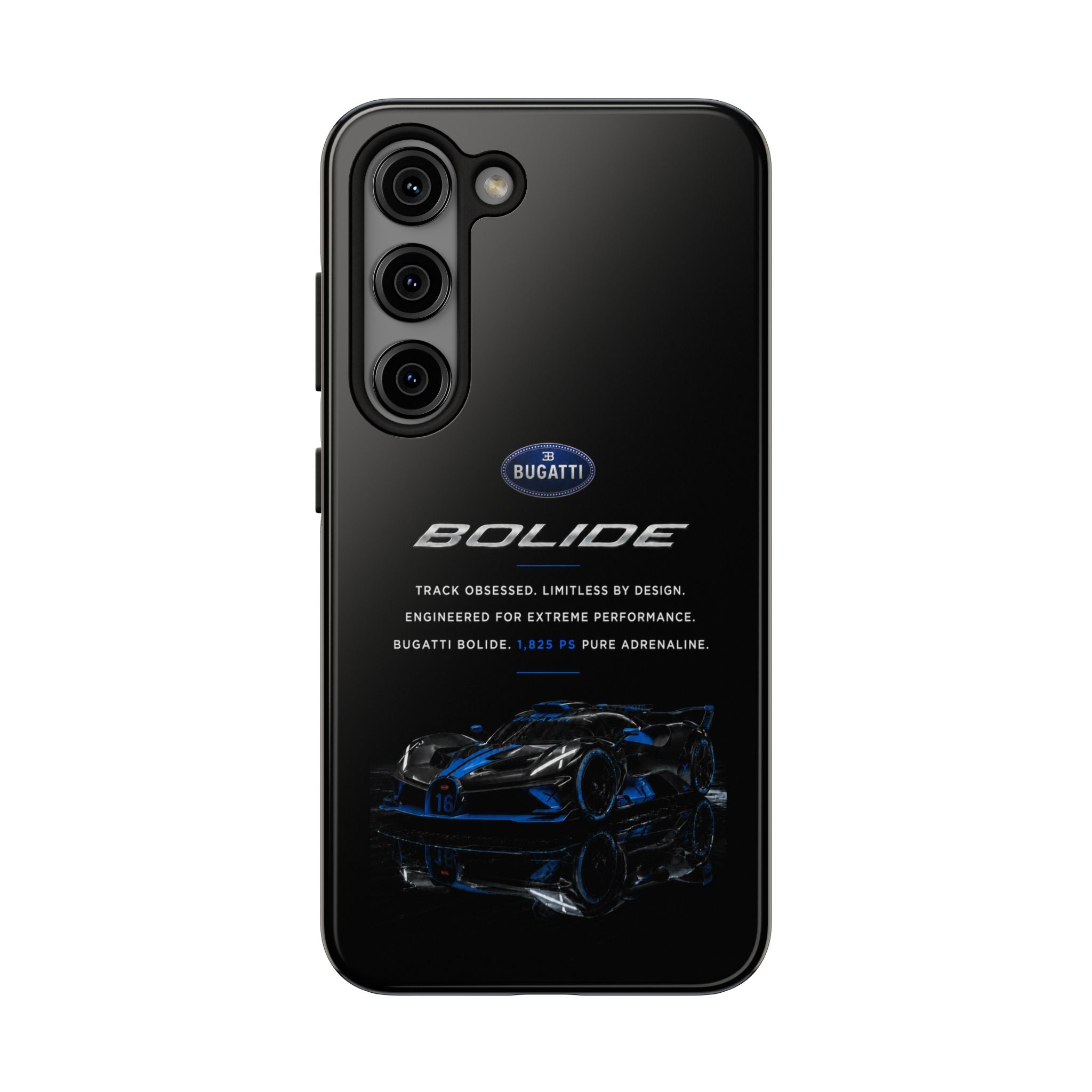 Bugatti Bolide Racing Phone Case — Glossy Protective iPhone Cover