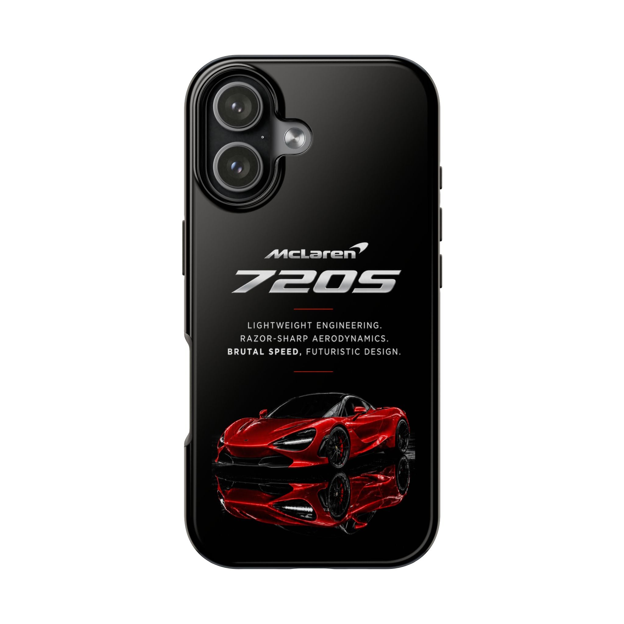 McLaren 720S Phone Case — Glossy Sports Car Tough Protective Cover