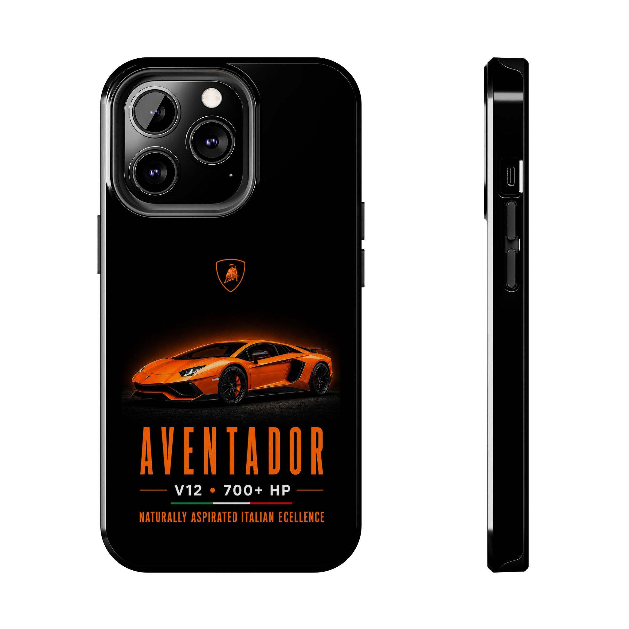 Aventador Sports Car Tough Phone Case — Orange Supercar V12 700+ HP