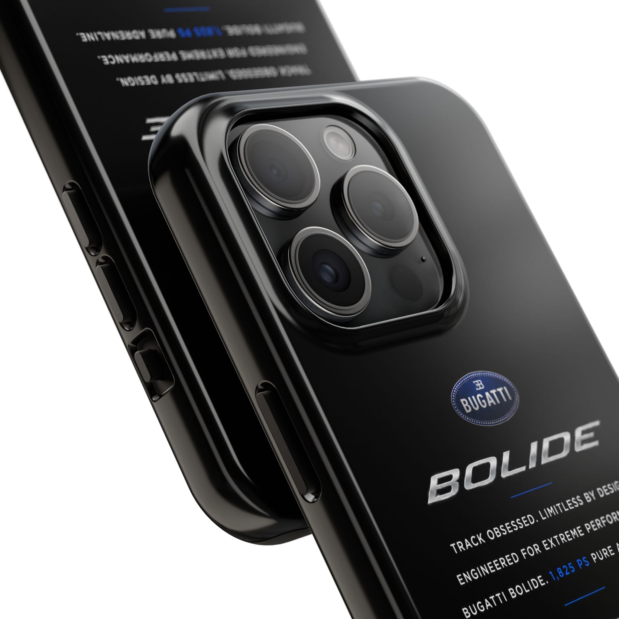 Bugatti Bolide Racing Phone Case — Glossy Protective iPhone Cover