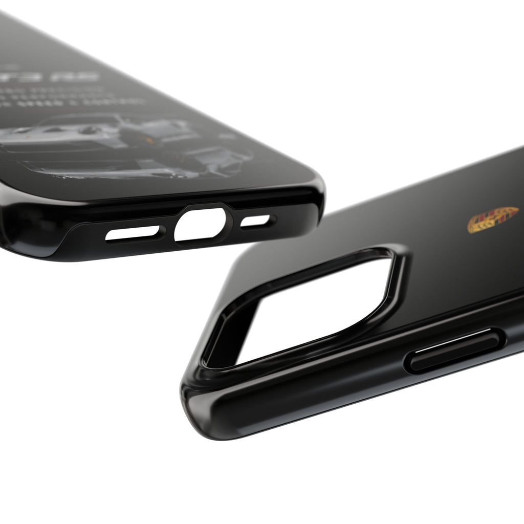Porsche 911 GT3 RS Tough Phone Case — Black Racing Car Protective Cover