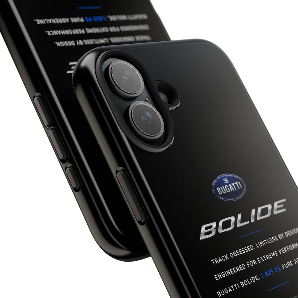 Bugatti Bolide Racing Phone Case — Glossy Protective iPhone Cover