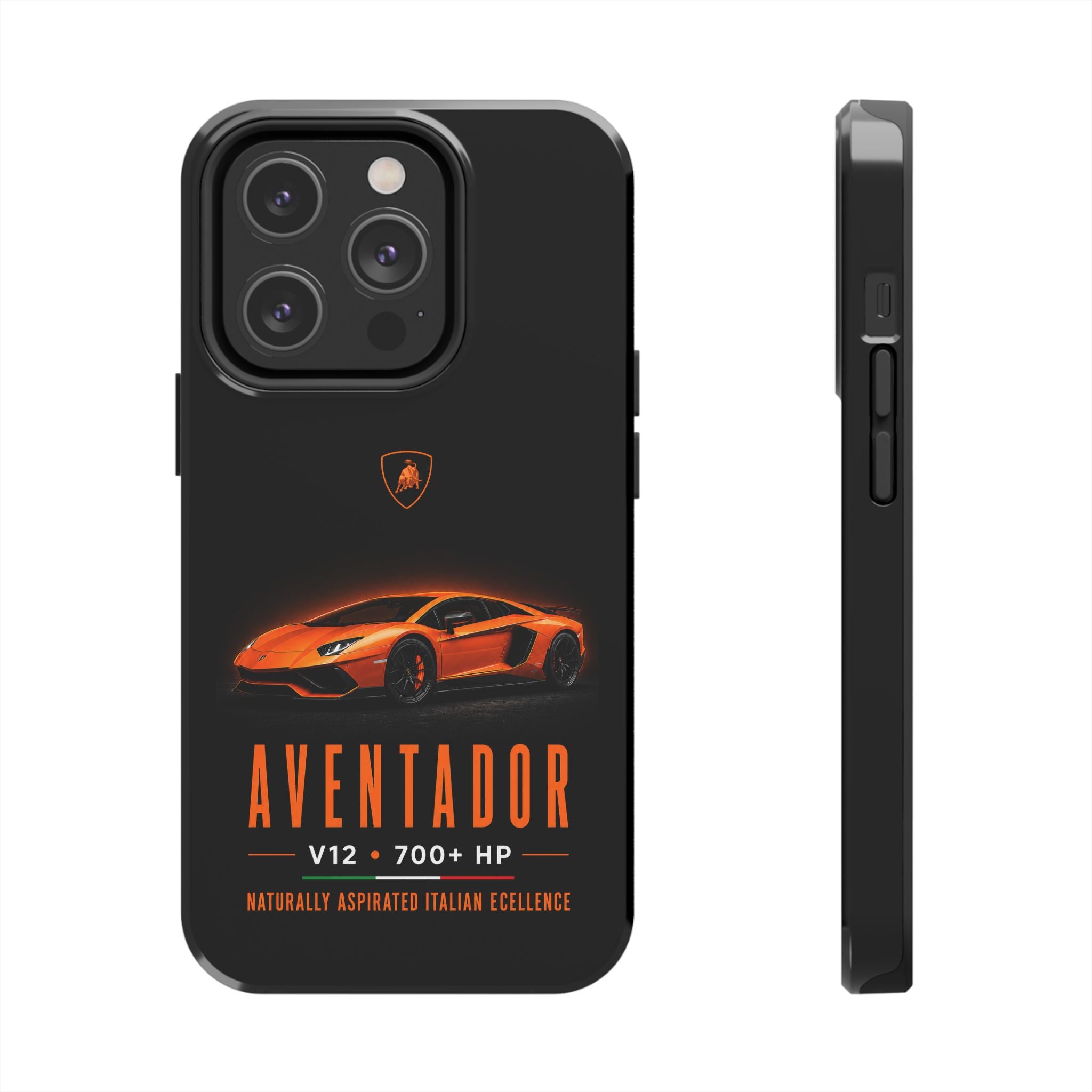 Aventador Sports Car Tough Phone Case — Orange Supercar V12 700+ HP