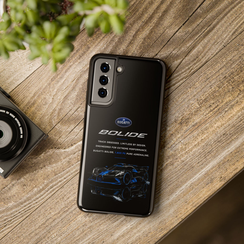 Bugatti Bolide Racing Phone Case — Glossy Protective iPhone Cover