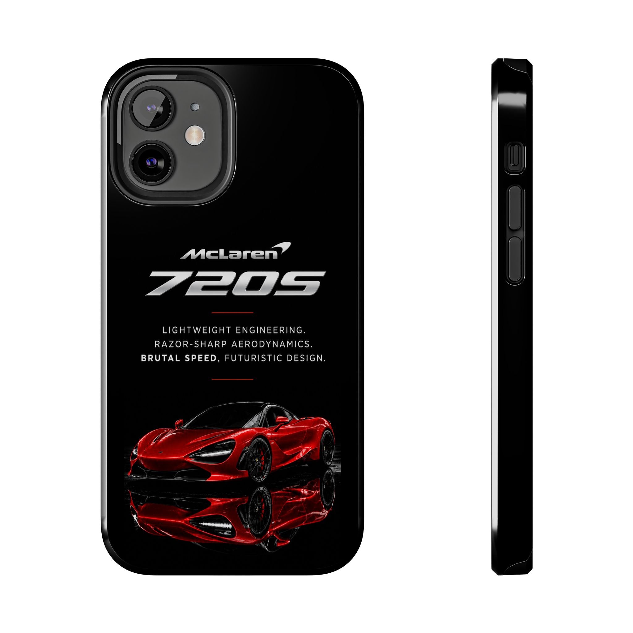 McLaren 720S Phone Case — Glossy Sports Car Tough Protective Cover