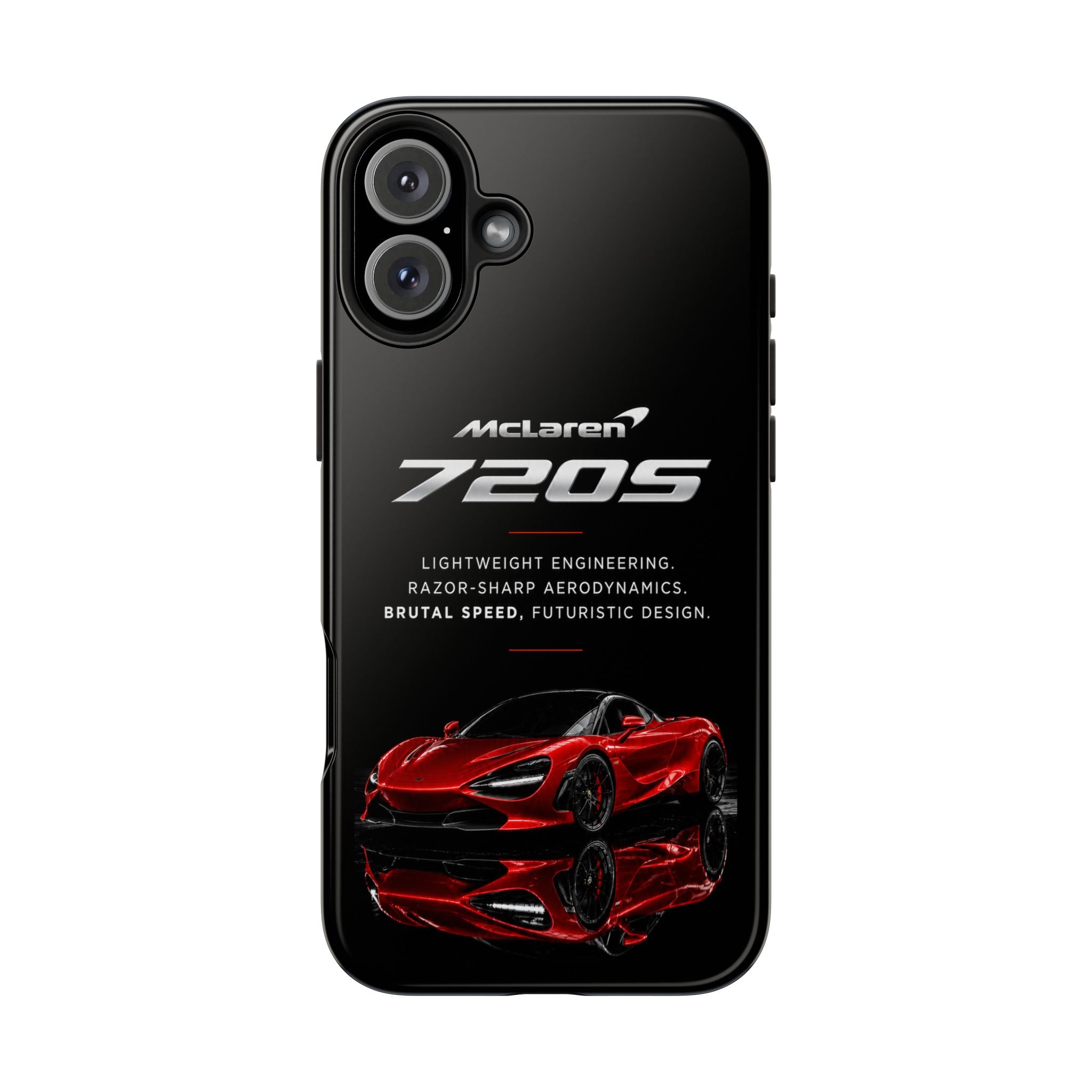 McLaren 720S Phone Case — Glossy Sports Car Tough Protective Cover