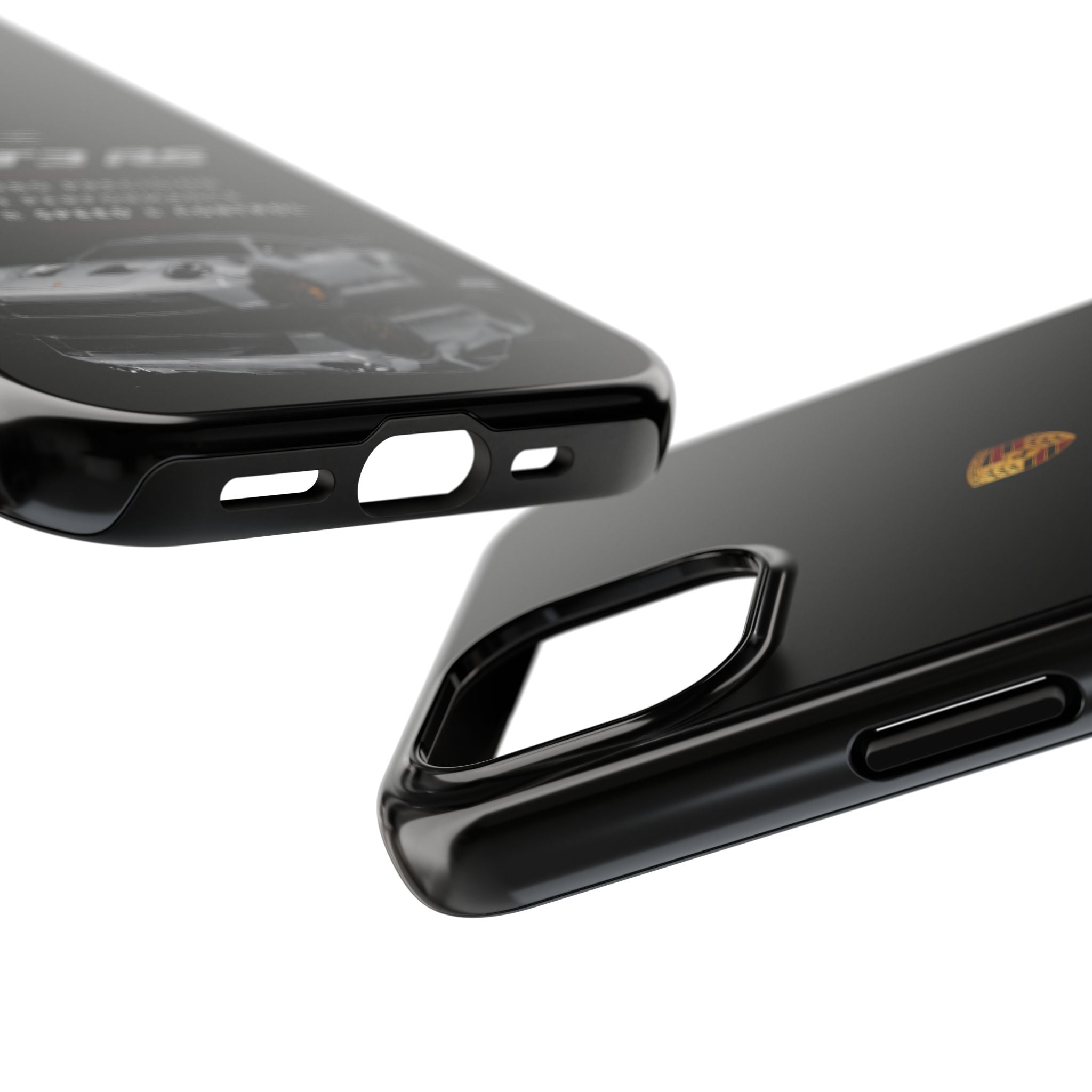 Porsche 911 GT3 RS Tough Phone Case — Black Racing Car Protective Cover