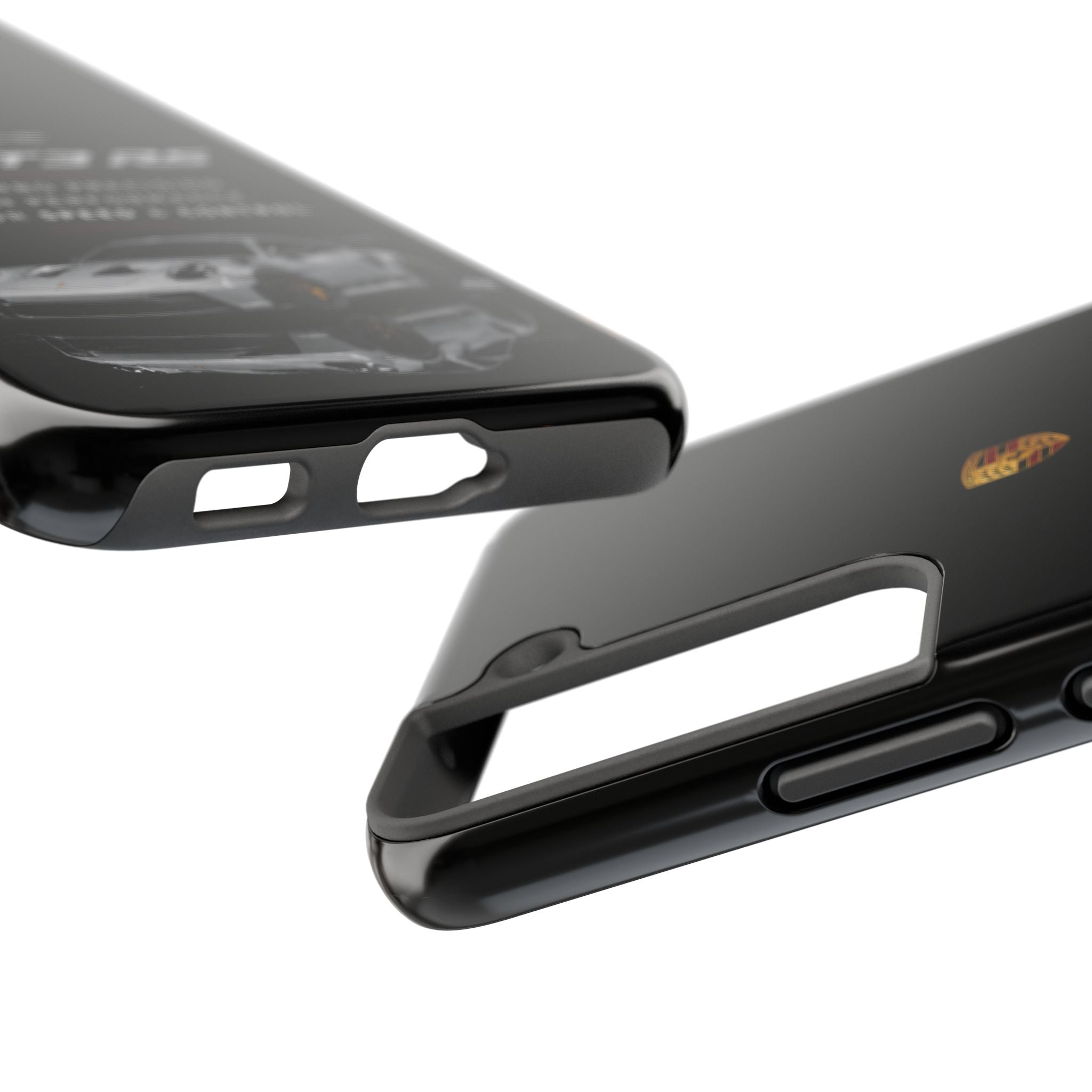 Porsche 911 GT3 RS Tough Phone Case — Black Racing Car Protective Cover
