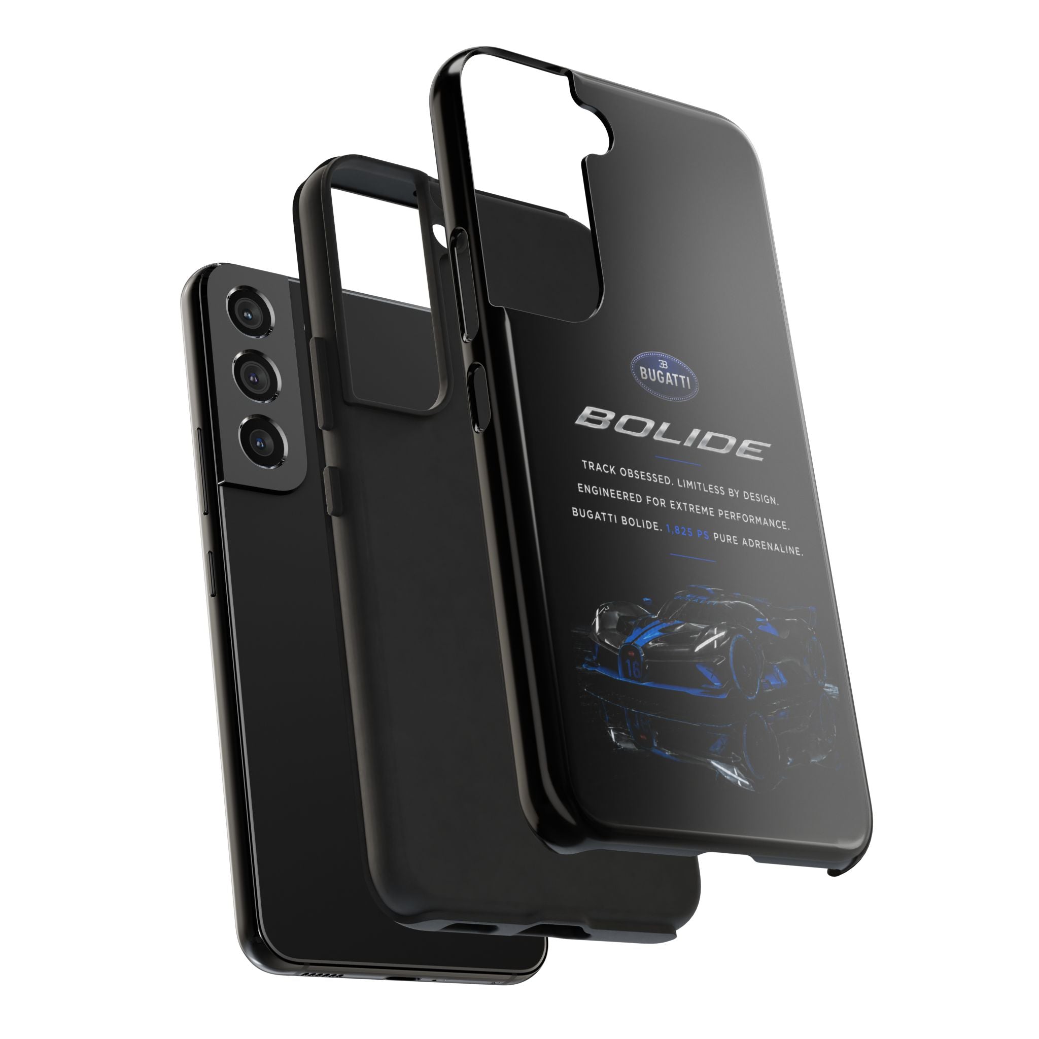 Bugatti Bolide Racing Phone Case — Glossy Protective iPhone Cover