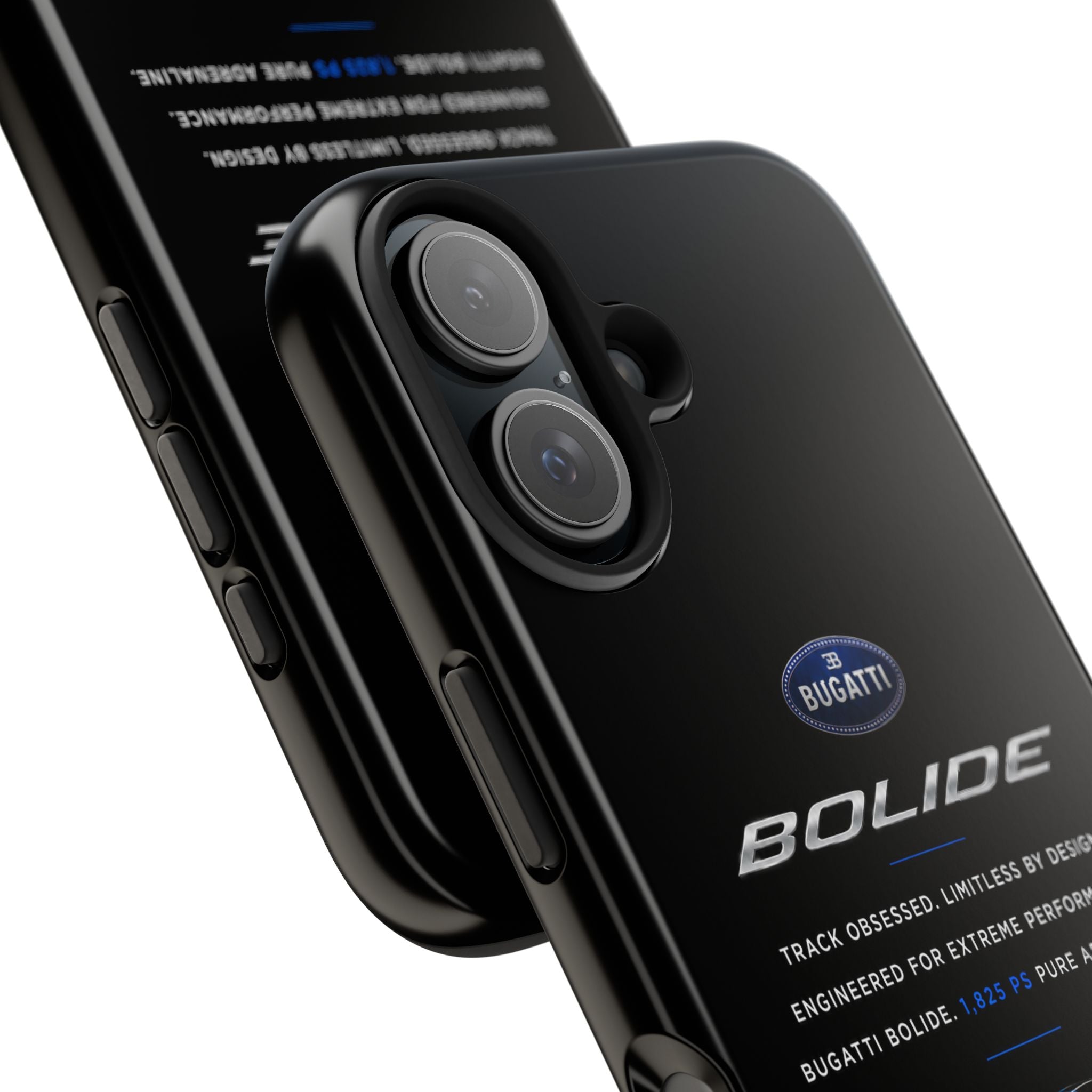 Bugatti Bolide Racing Phone Case — Glossy Protective iPhone Cover