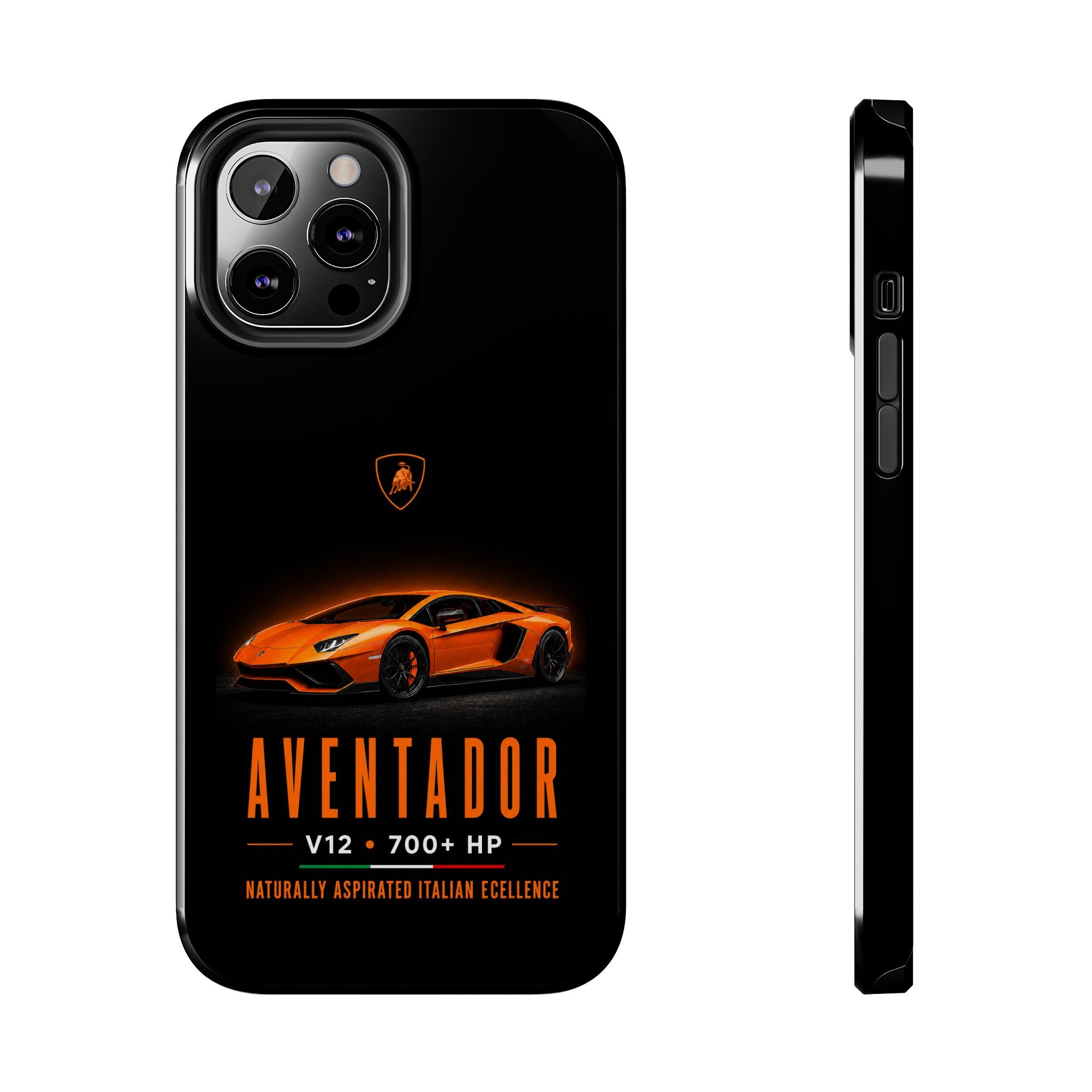 Aventador Sports Car Tough Phone Case — Orange Supercar V12 700+ HP