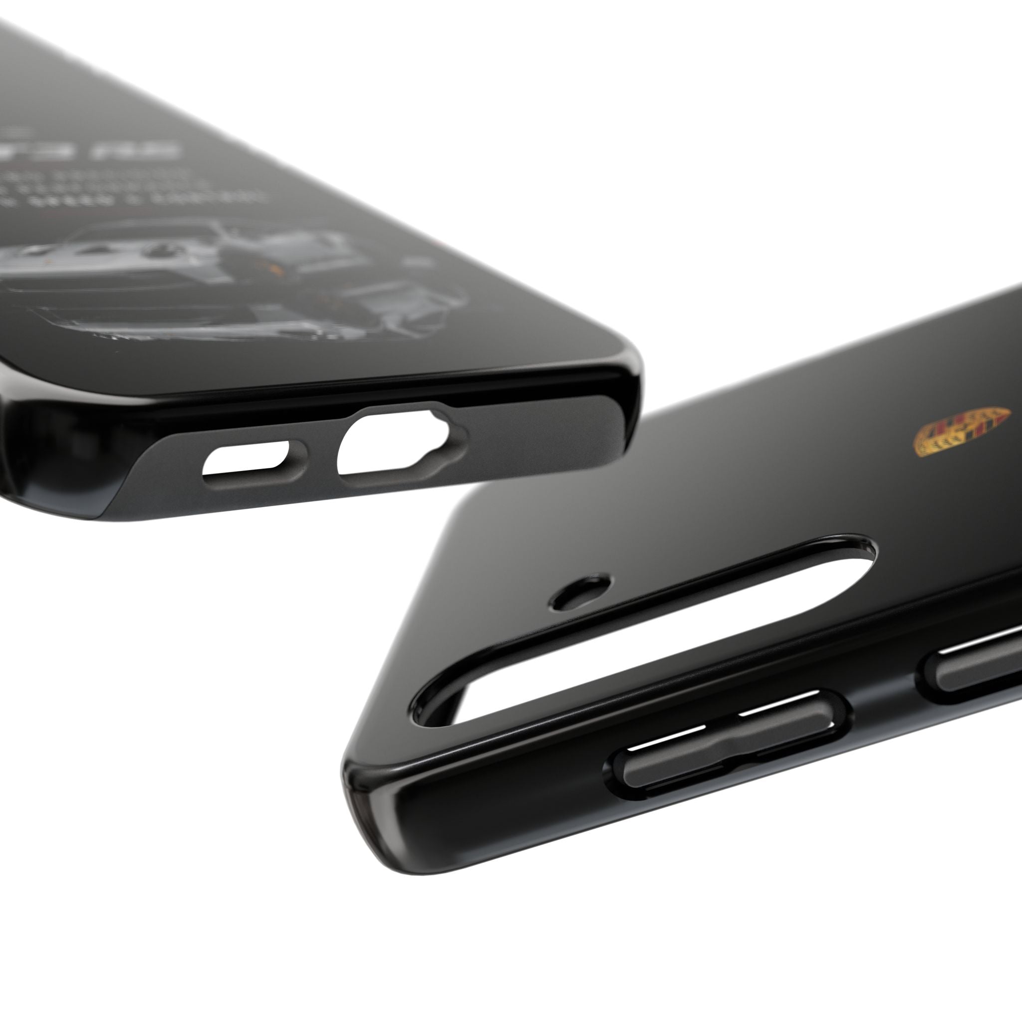 Porsche 911 GT3 RS Tough Phone Case — Black Racing Car Protective Cover