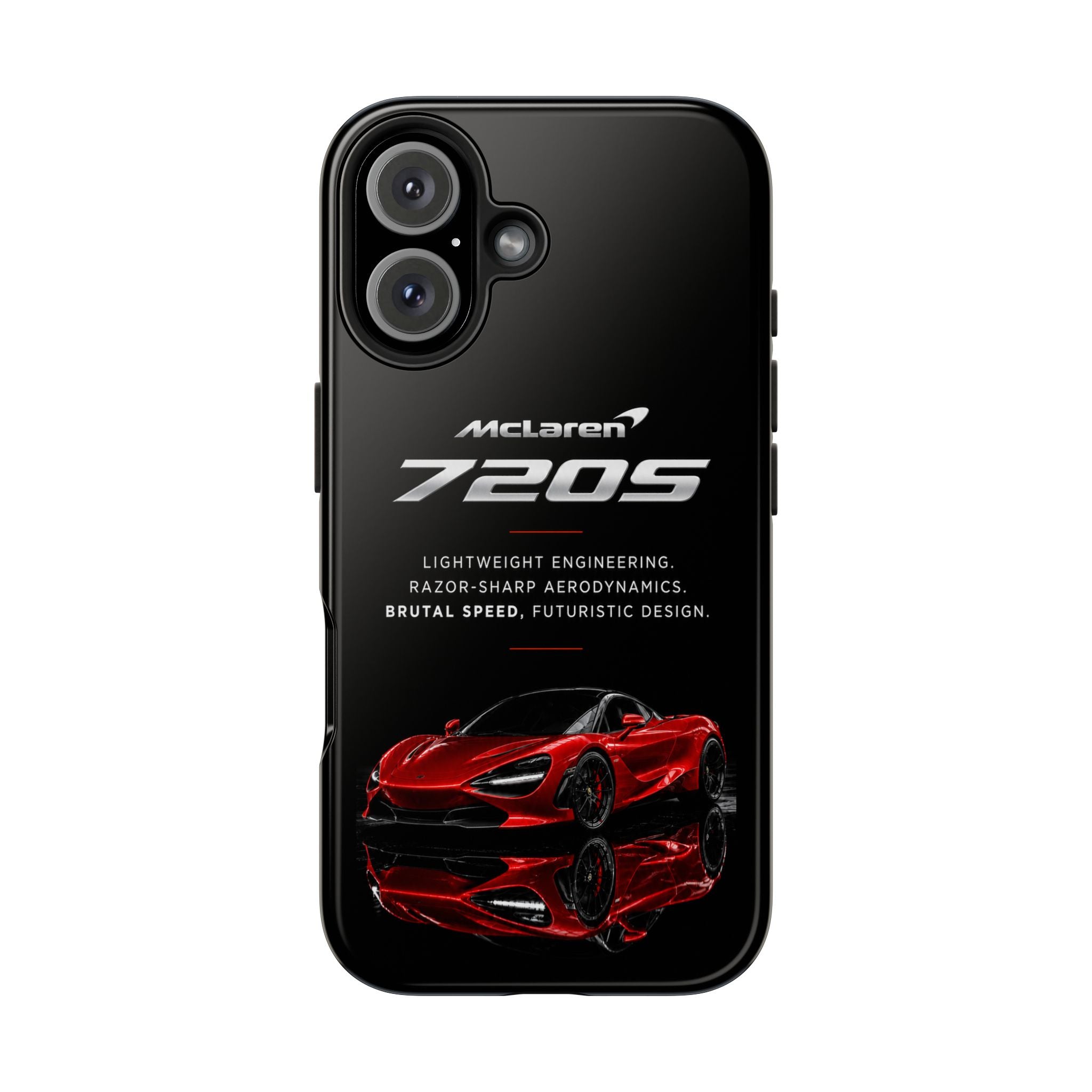 McLaren 720S Phone Case — Glossy Sports Car Tough Protective Cover