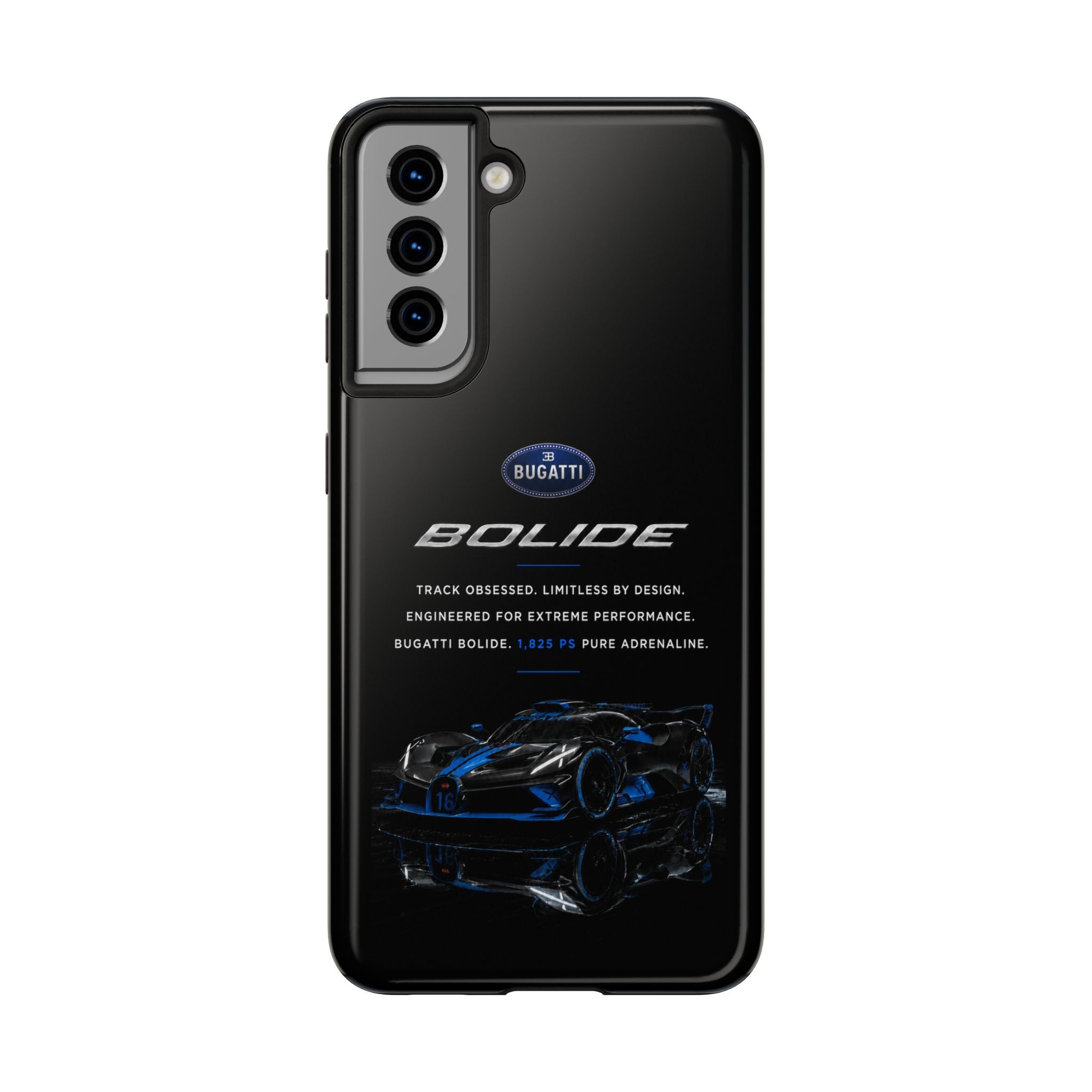 Bugatti Bolide Racing Phone Case — Glossy Protective iPhone Cover
