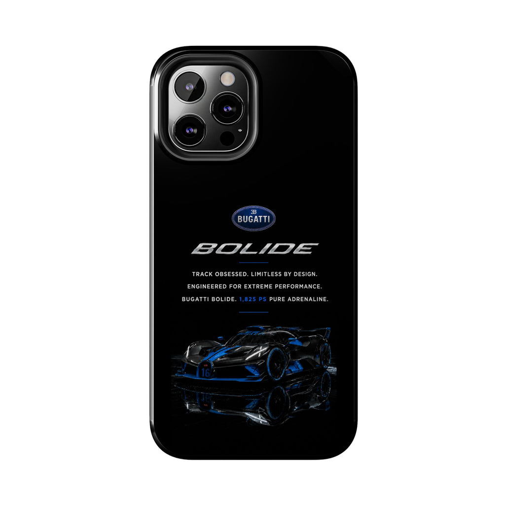 Bugatti Bolide Racing Phone Case — Glossy Protective iPhone Cover