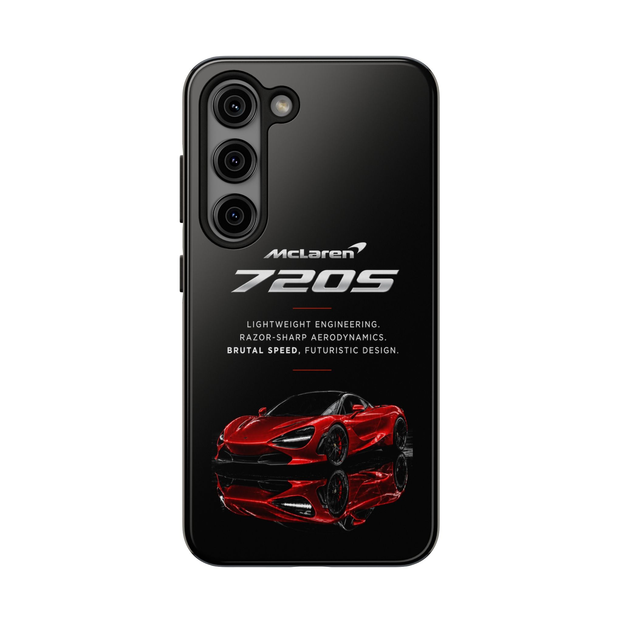 McLaren 720S Phone Case — Glossy Sports Car Tough Protective Cover