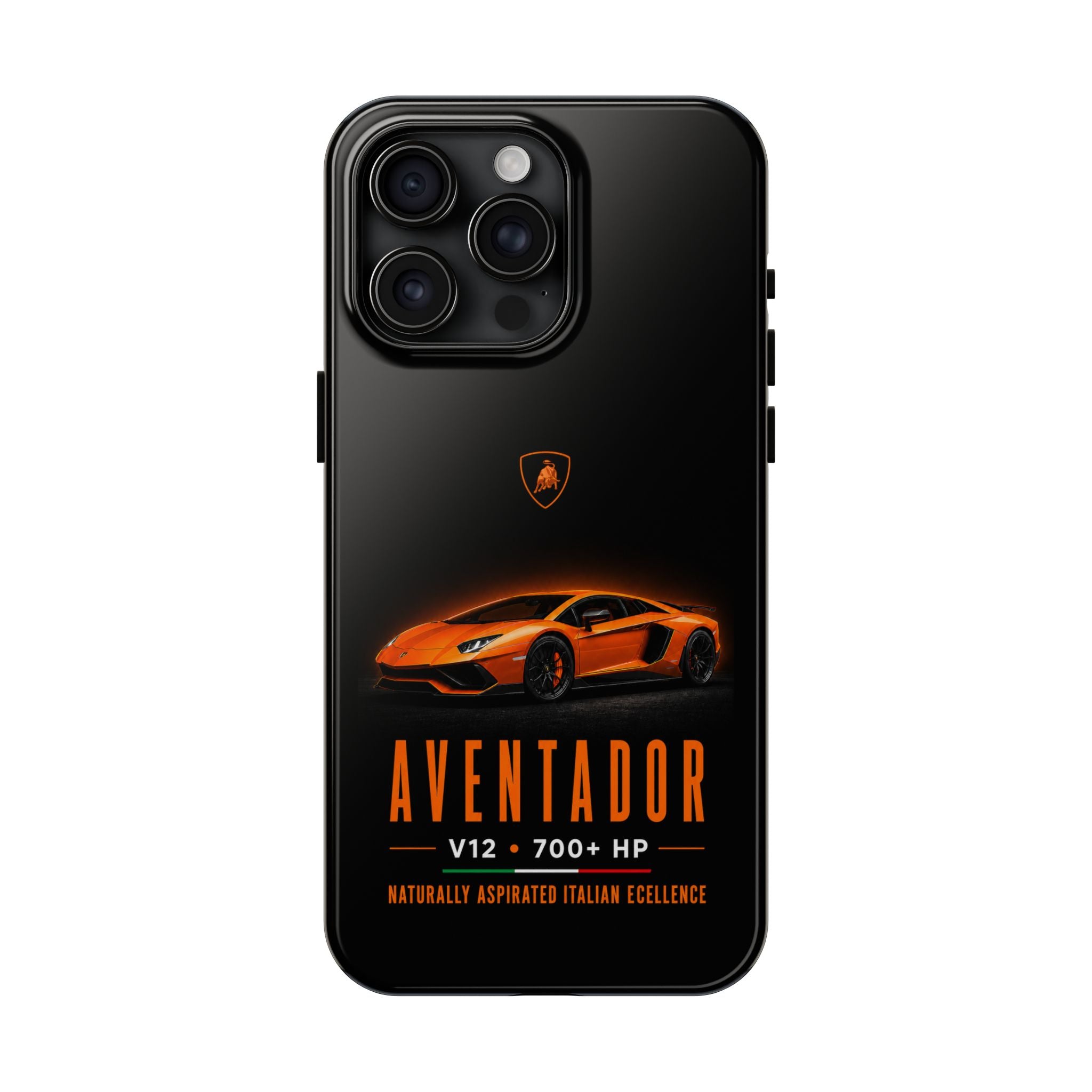Aventador Sports Car Tough Phone Case — Orange Supercar V12 700+ HP