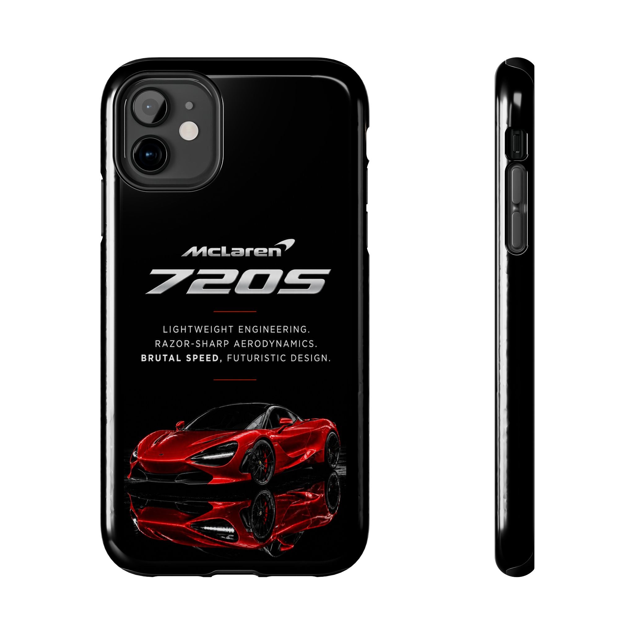 McLaren 720S Phone Case — Glossy Sports Car Tough Protective Cover