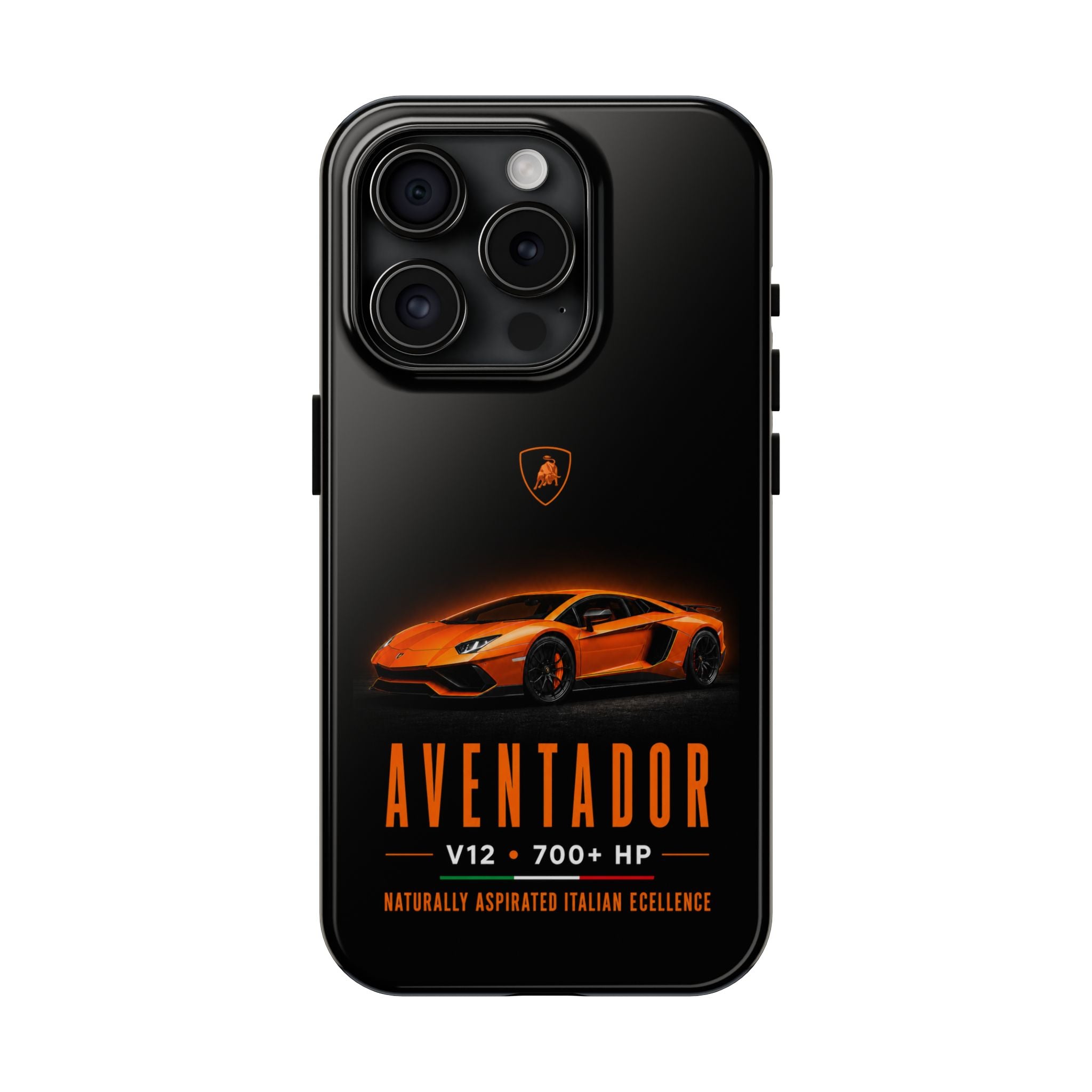 Aventador Sports Car Tough Phone Case — Orange Supercar V12 700+ HP