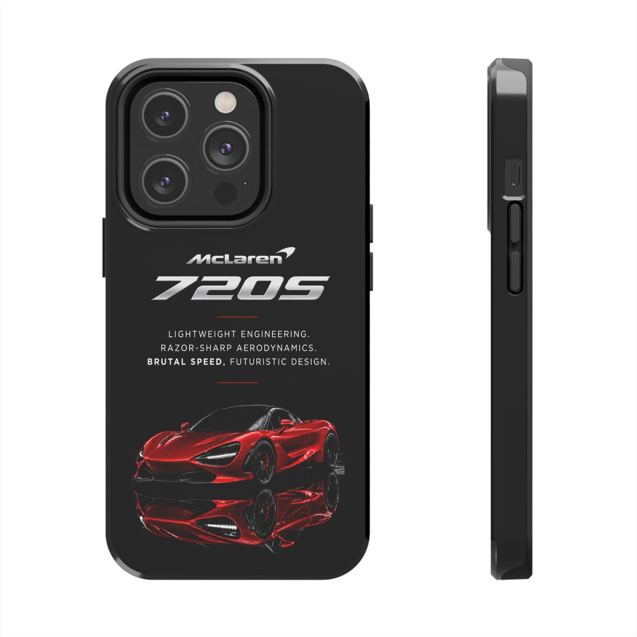 McLaren 720S Phone Case — Glossy Sports Car Tough Protective Cover