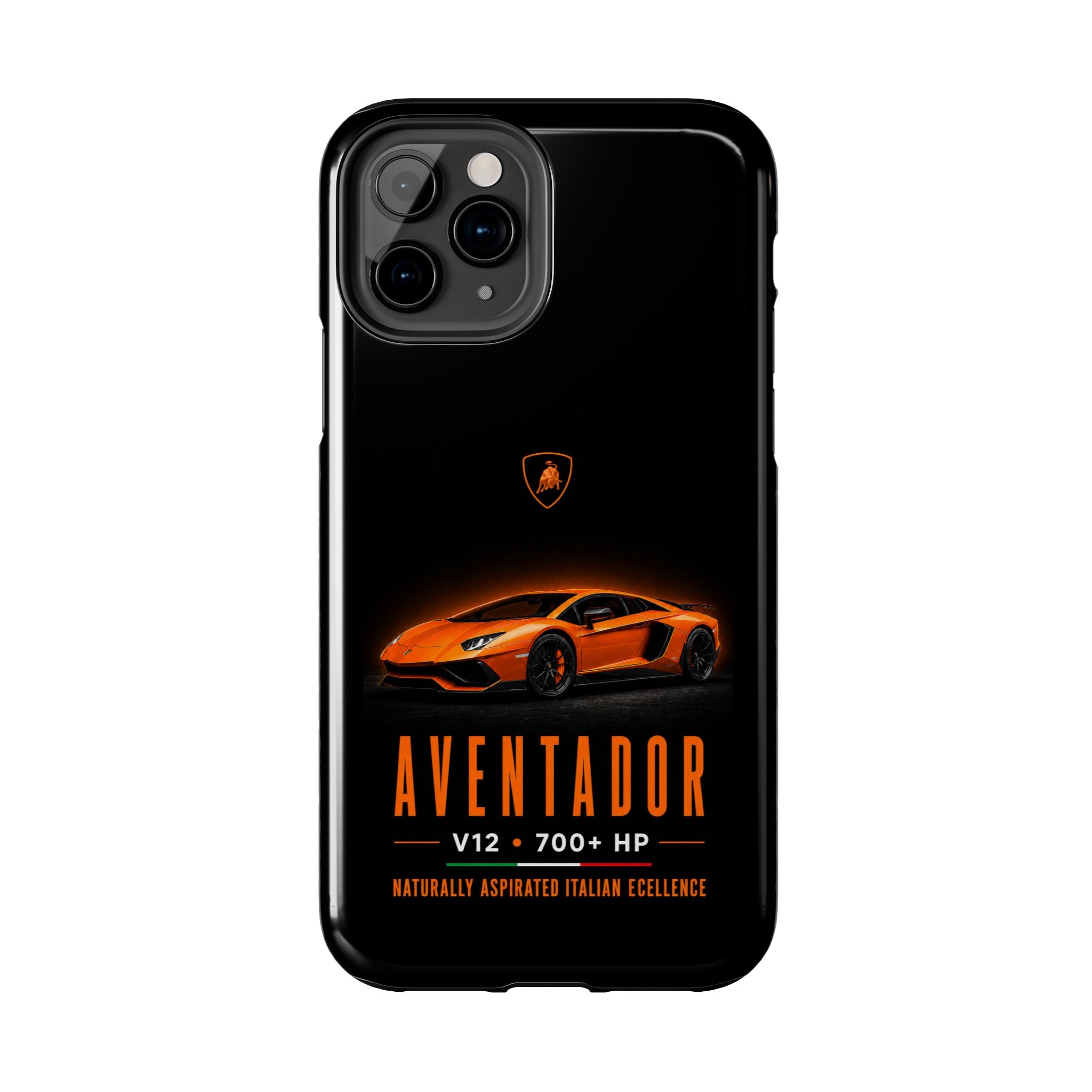 Aventador Sports Car Tough Phone Case — Orange Supercar V12 700+ HP