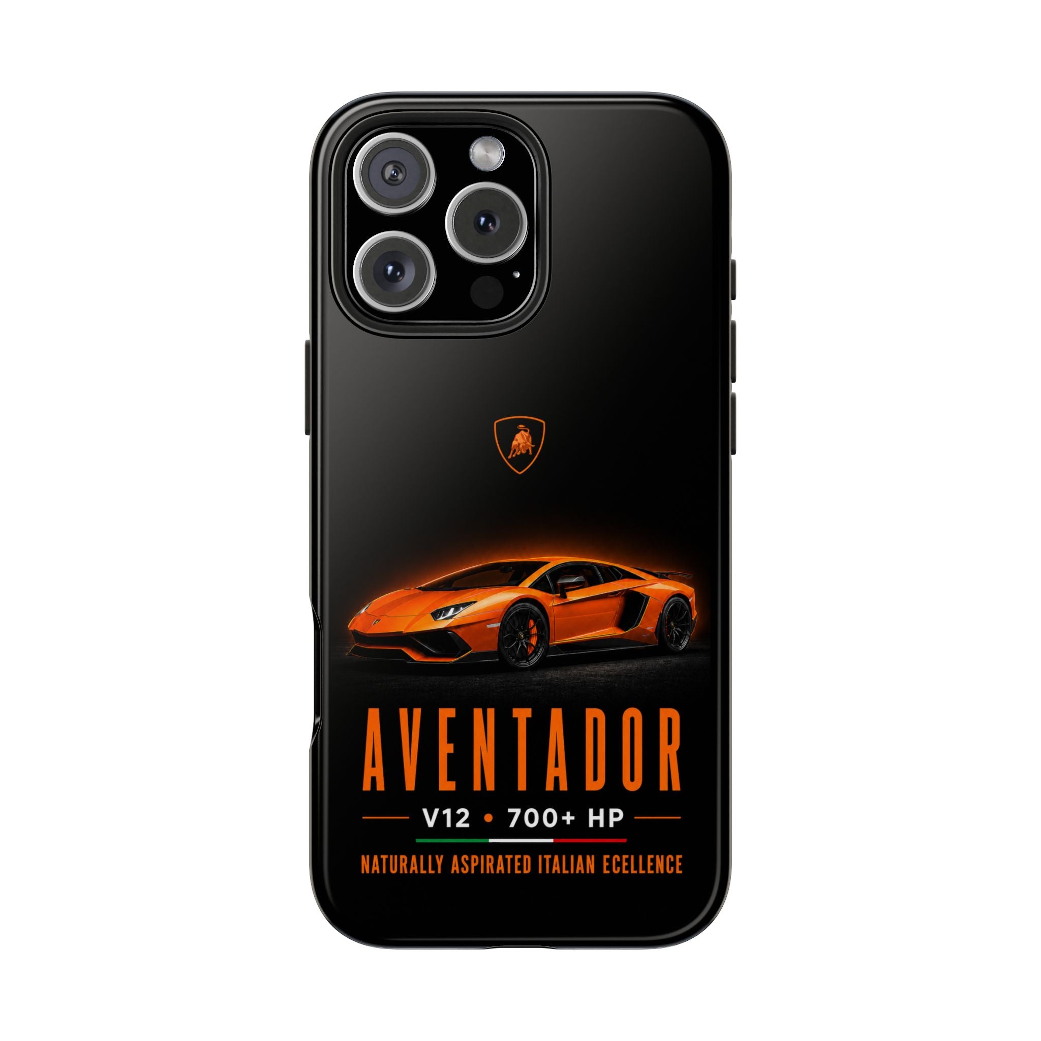 Aventador Sports Car Tough Phone Case — Orange Supercar V12 700+ HP