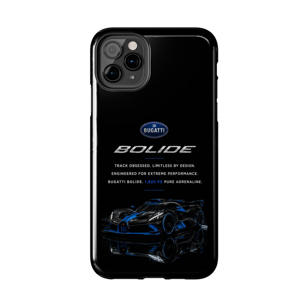 Bugatti Bolide Racing Phone Case — Glossy Protective iPhone Cover