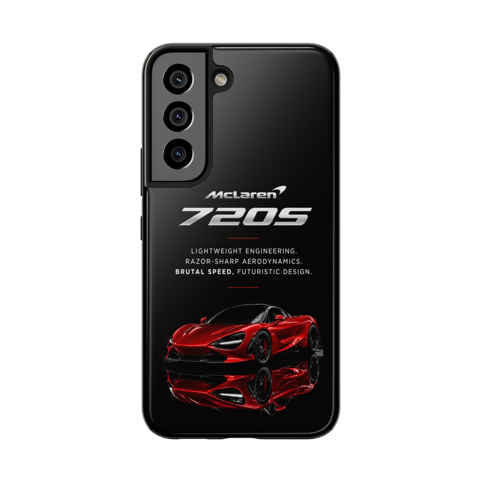 McLaren 720S Phone Case — Glossy Sports Car Tough Protective Cover