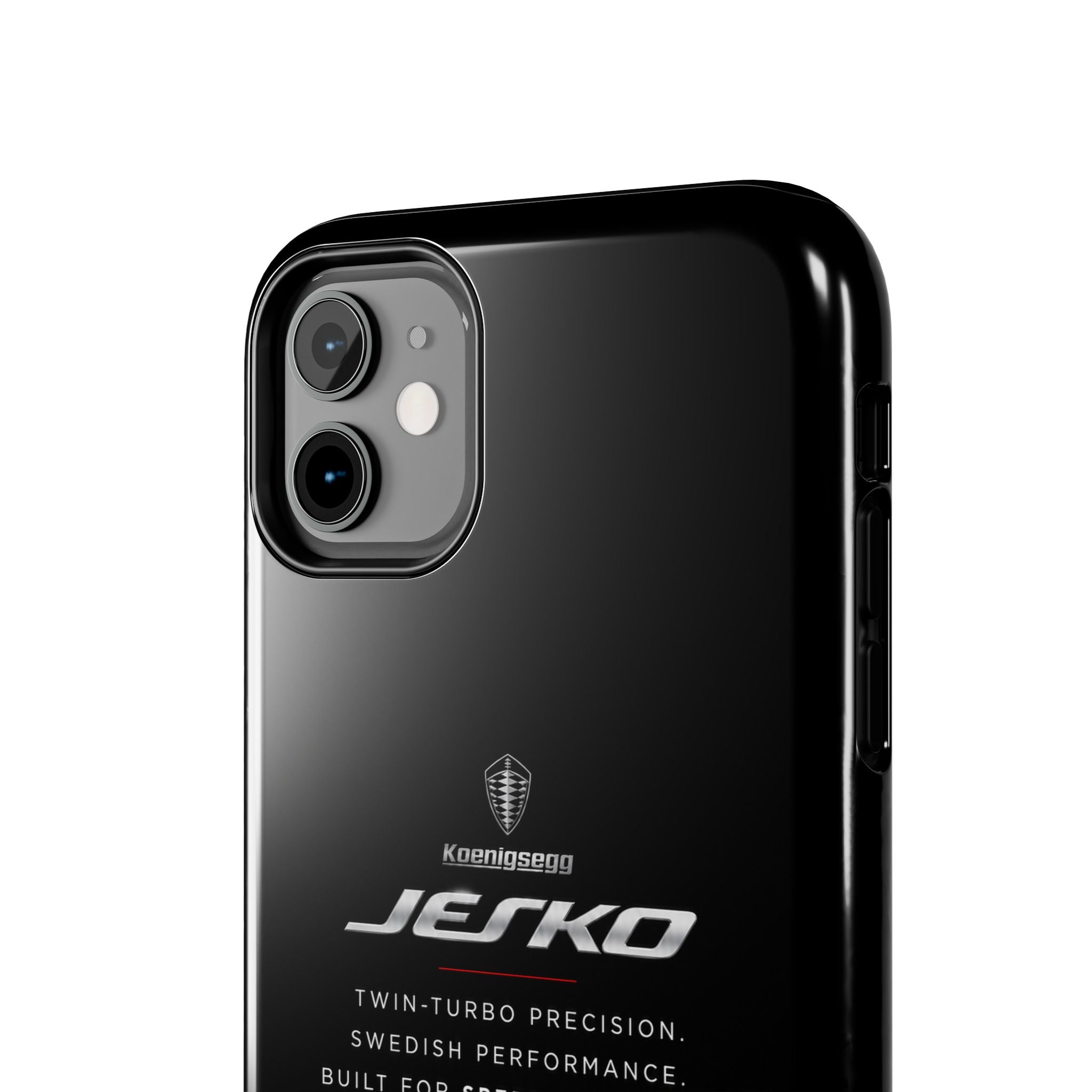 Koenigsegg Jesko Reflective Supercar Tough Phone Case — Luxury Sports Car iPhone Cover