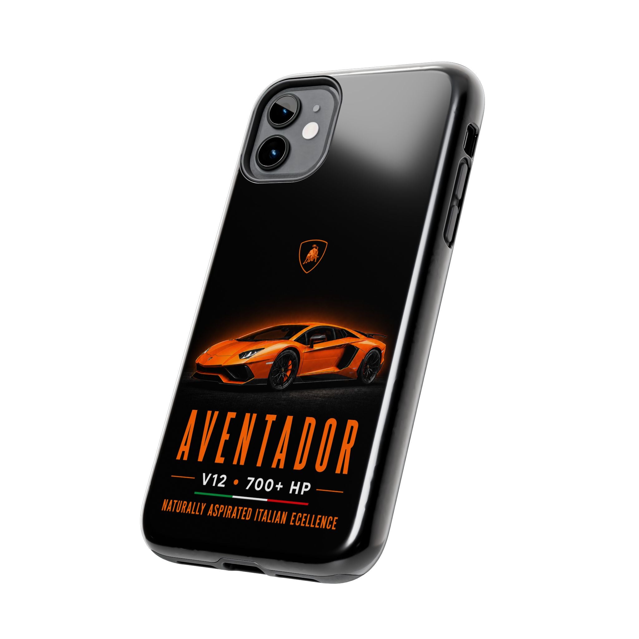 Aventador Sports Car Tough Phone Case — Orange Supercar V12 700+ HP
