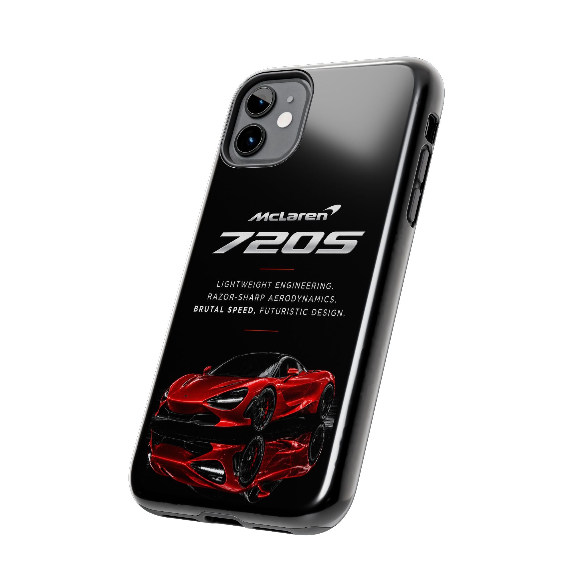 McLaren 720S Phone Case — Glossy Sports Car Tough Protective Cover